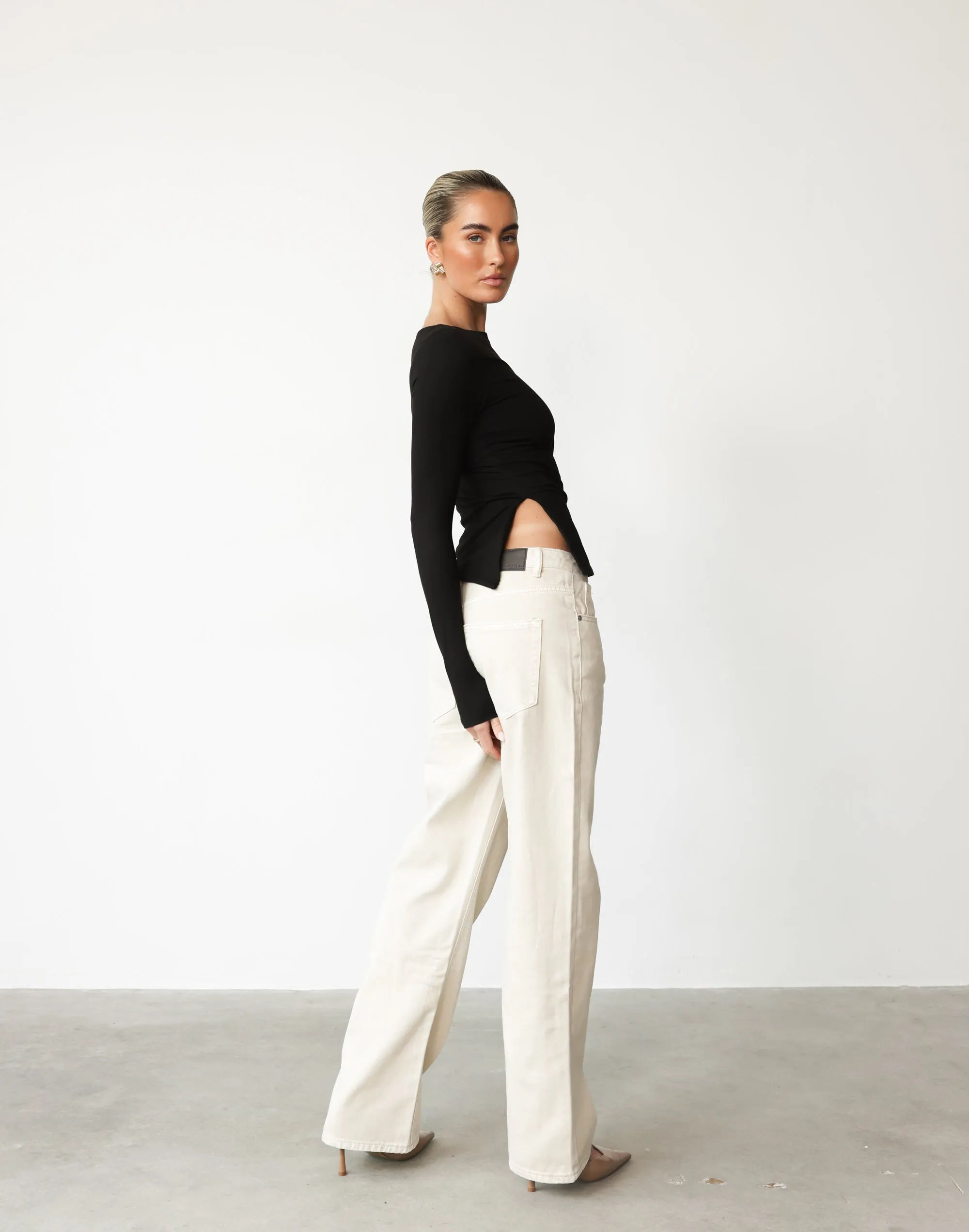 Amanda Long Sleeve Top (Black) sold by Charcoal Clothing product image thumbnail 3