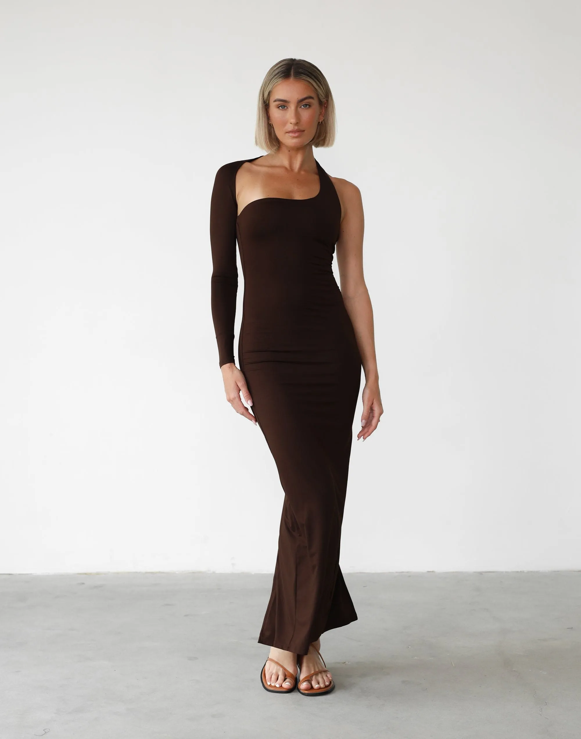 Ryleigh Maxi Dress (Cocoa) sold by Charcoal Clothing product image thumbnail 3