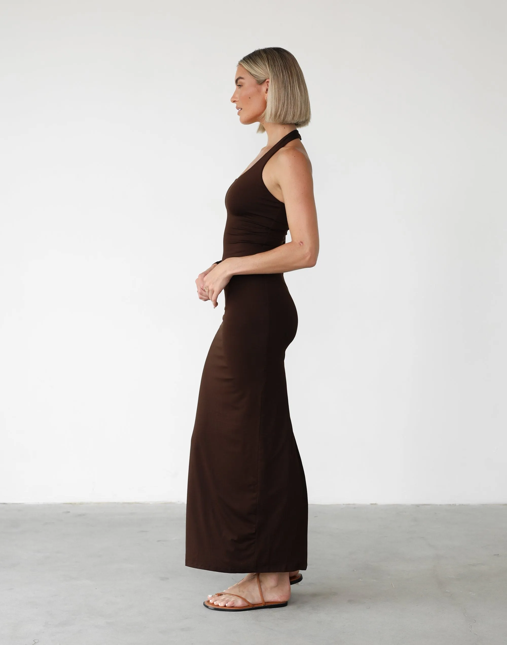 Ryleigh Maxi Dress (Cocoa) sold by Charcoal Clothing product image thumbnail 4