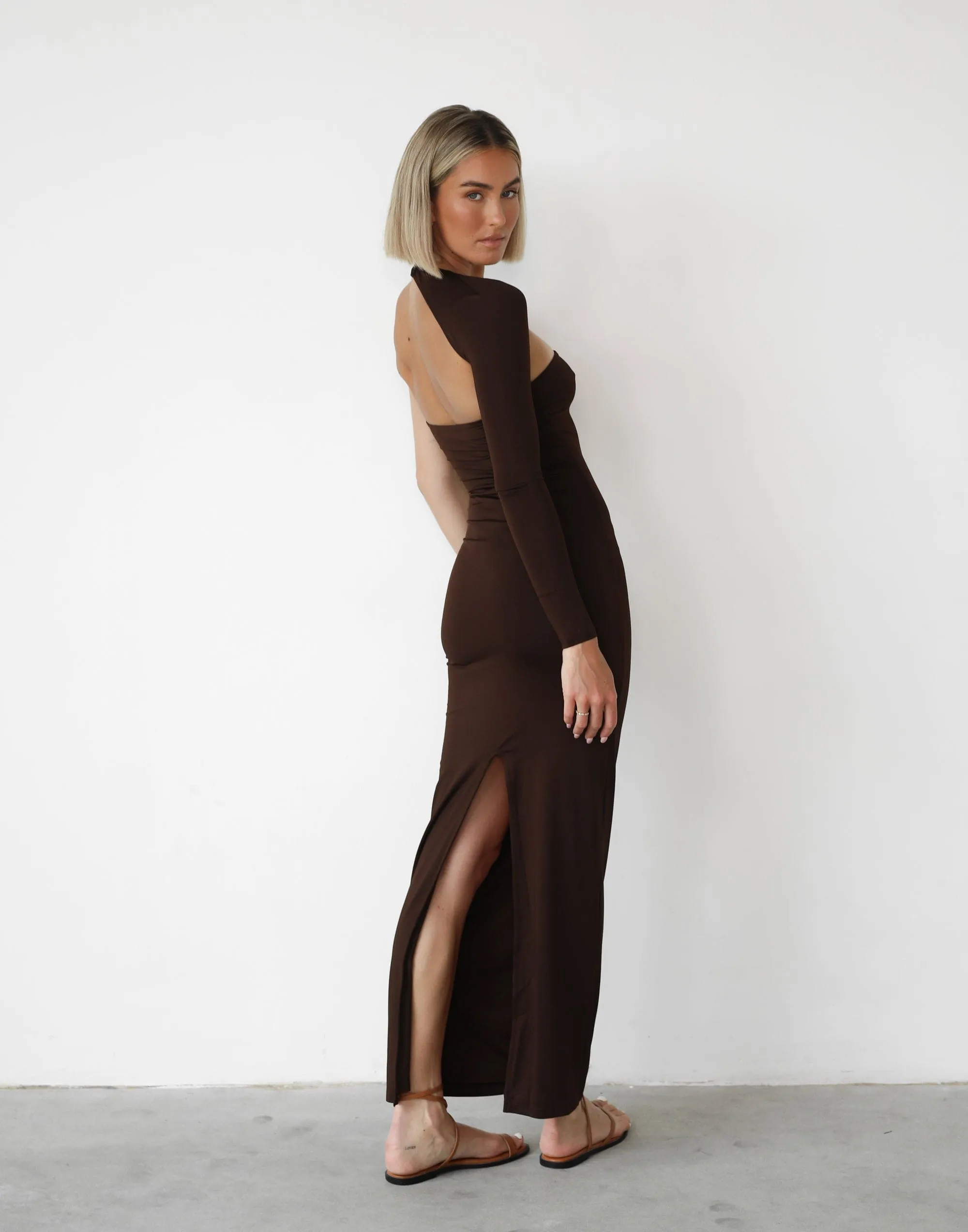 Ryleigh Maxi Dress (Cocoa) sold by Charcoal Clothing product image thumbnail 2