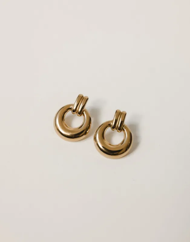 Tasha Earrings (Gold) sold by Charcoal Clothing