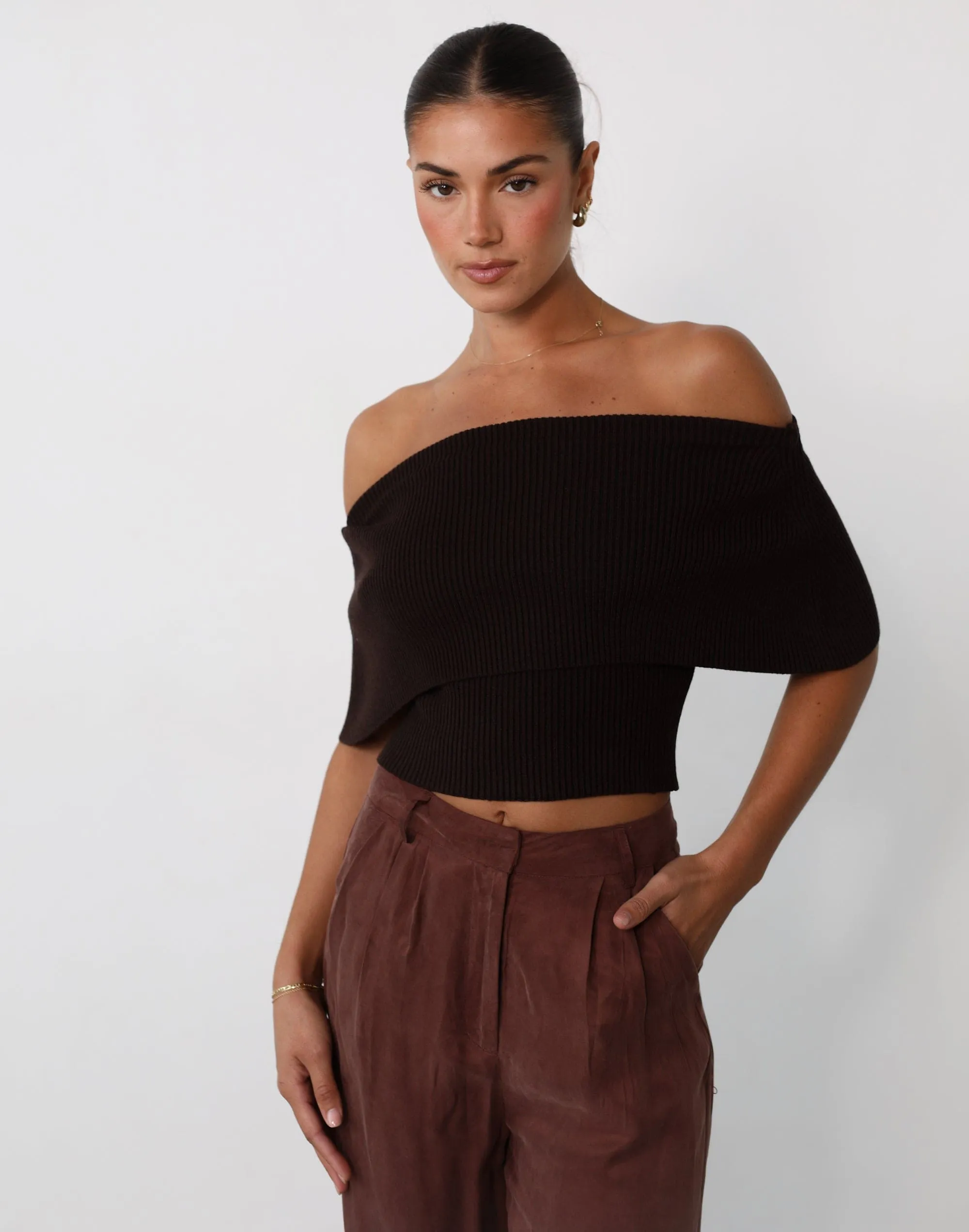 Ambiguity Top (Chocolate) sold by Charcoal Clothing