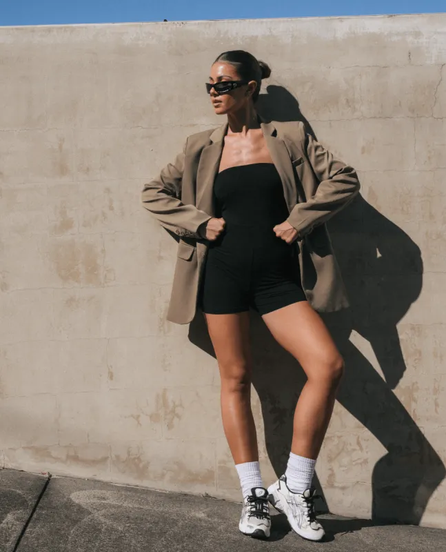 Formations Playsuit (Black) sold by Charcoal Clothing