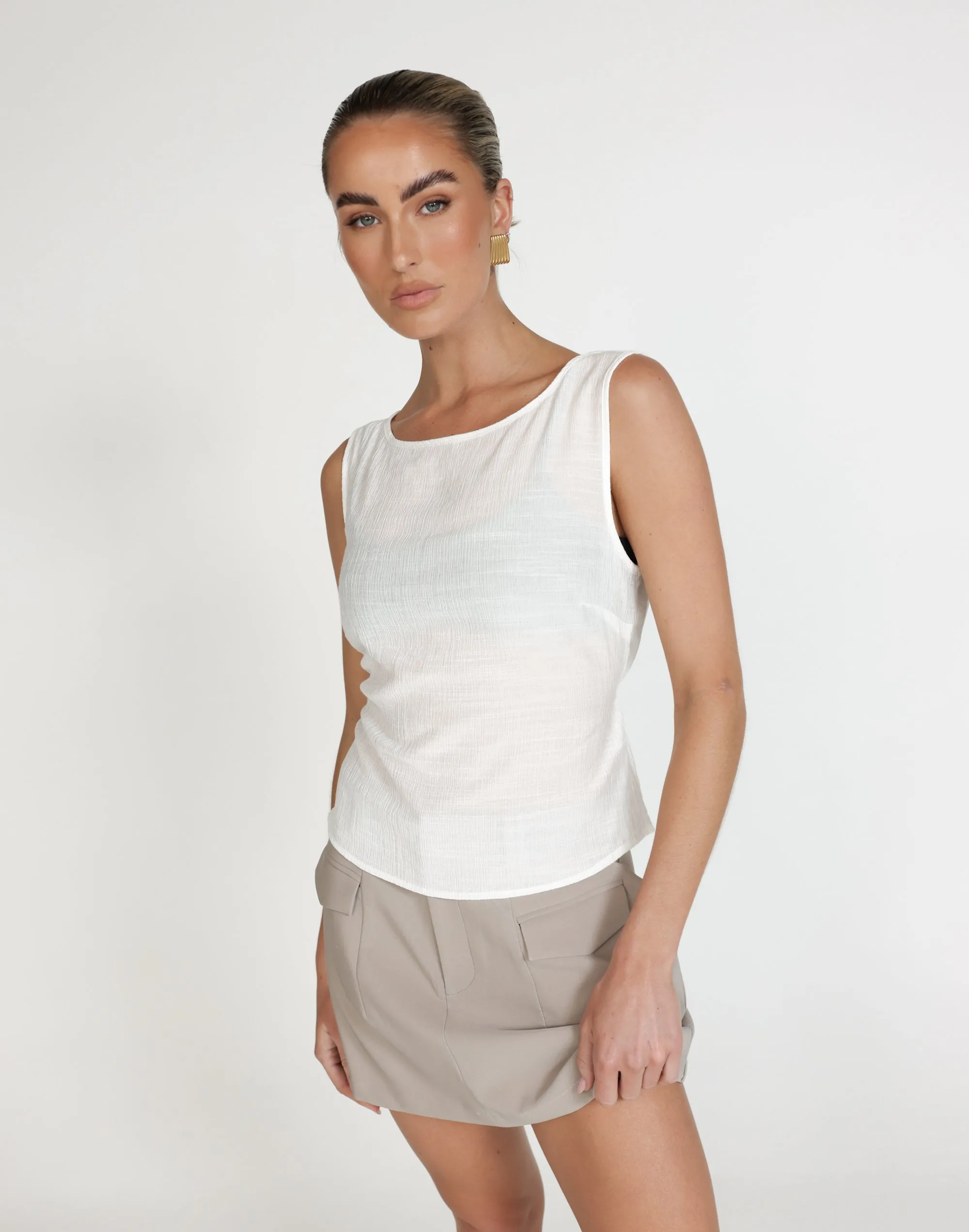 Mariam Top (White) sold by Charcoal Clothing product image thumbnail 3