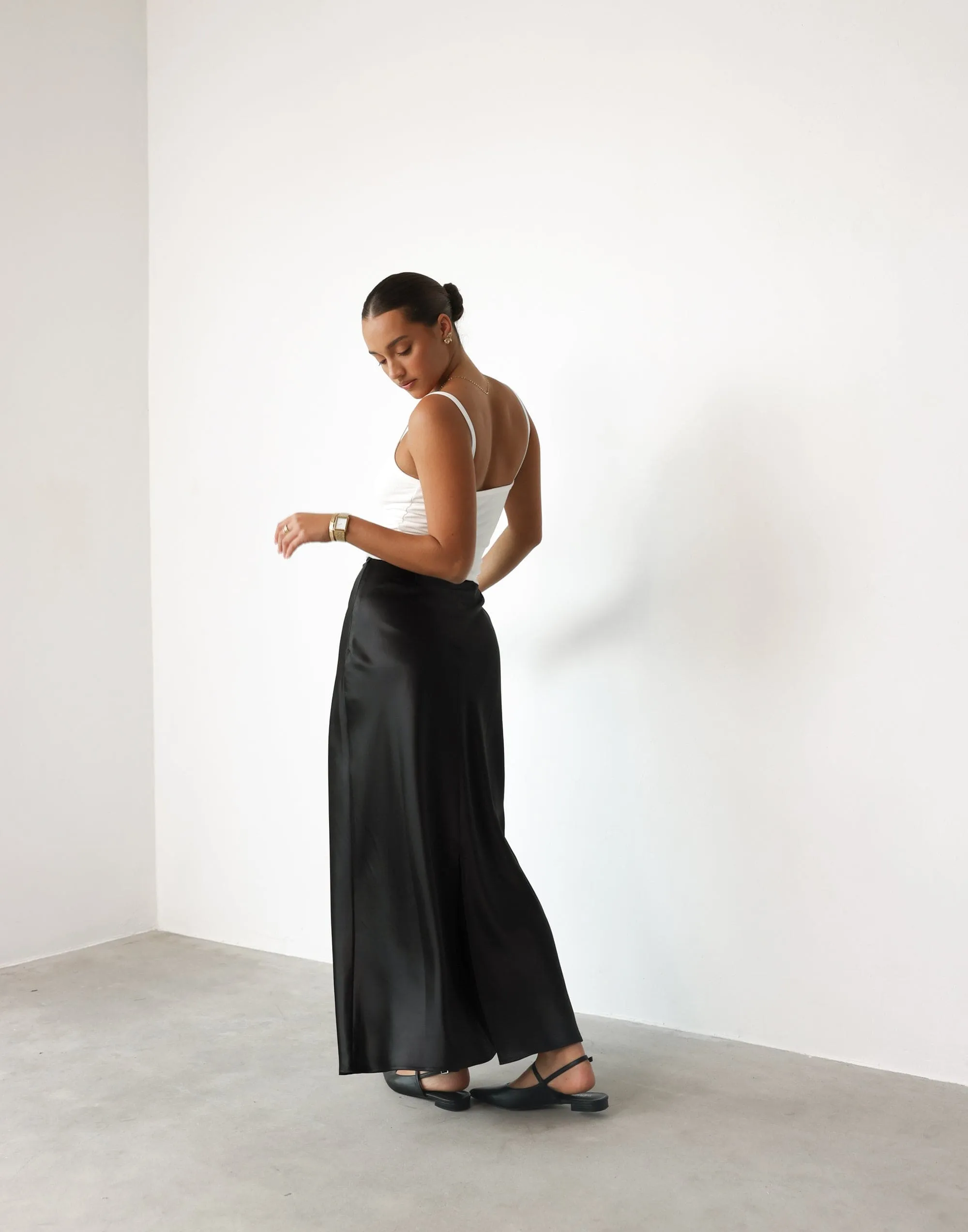 Odelia Maxi Skirt (Black) sold by Charcoal Clothing product image thumbnail 5