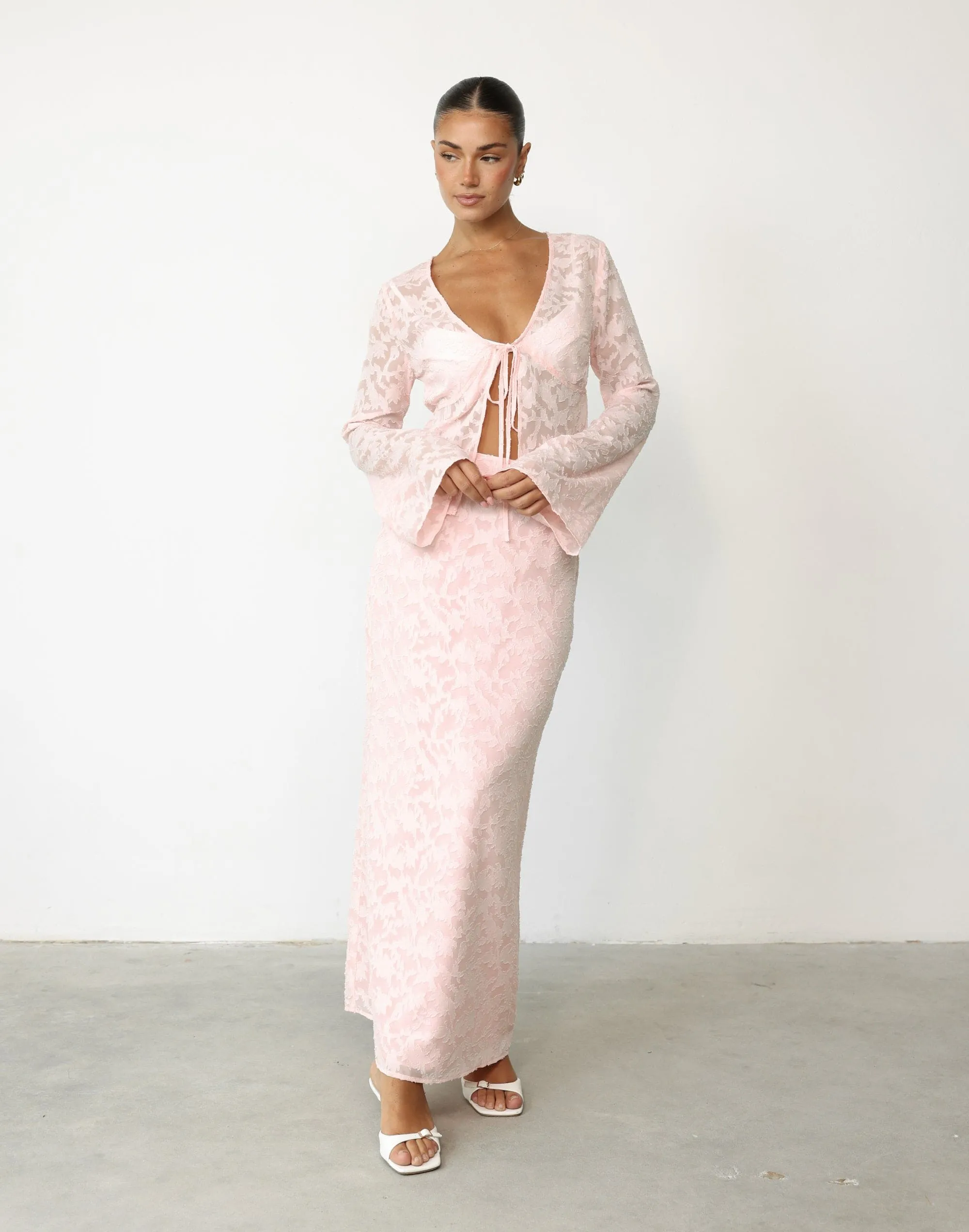 Juliet Maxi Skirt (Blush) sold by Charcoal Clothing product image thumbnail 2