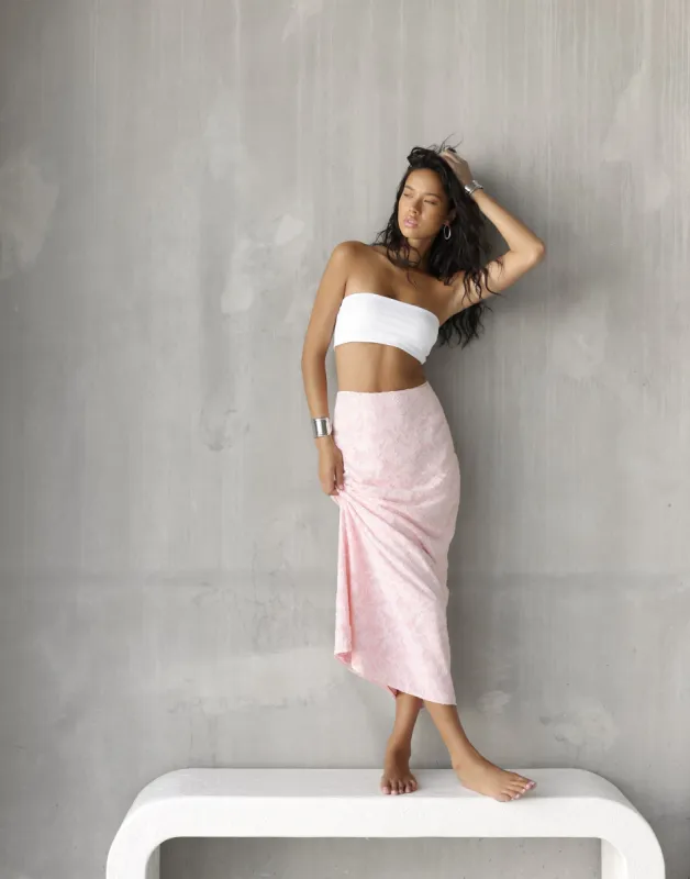 Juliet Maxi Skirt (Blush) sold by Charcoal Clothing