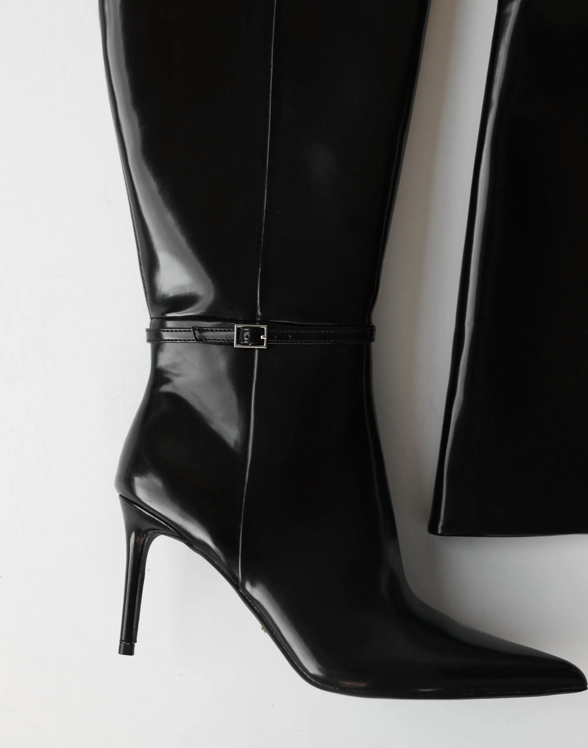 Violetta Knee High Boots (Jet Shine) - By Billini sold by Charcoal Clothing product image thumbnail 4