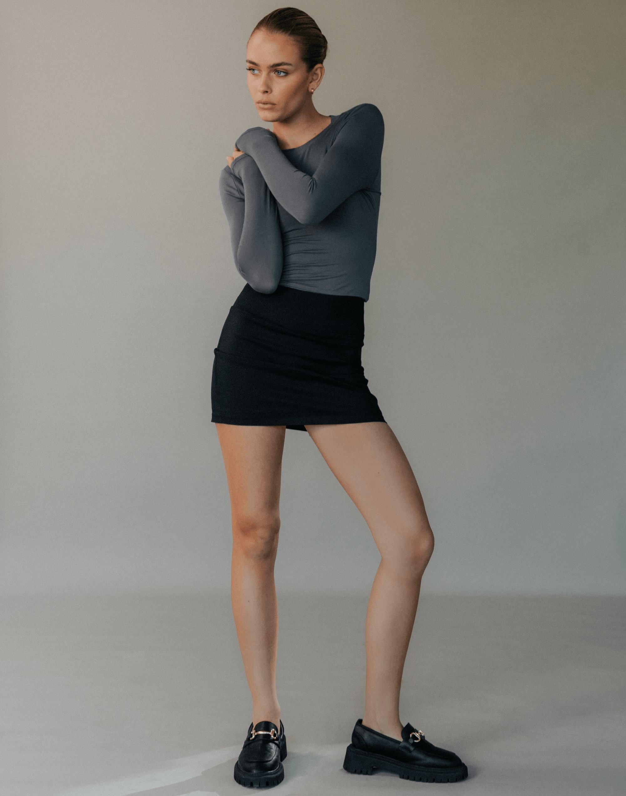 Alissa Mini Skirt (Black) sold by Charcoal Clothing product image thumbnail 4