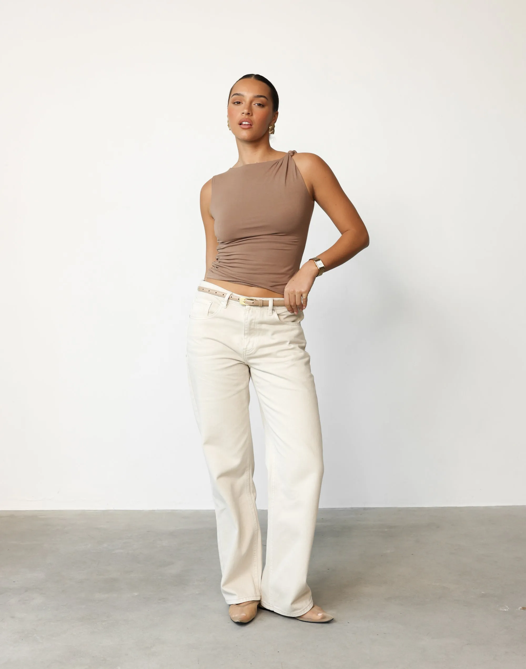 Sahana Top (Mushroom) sold by Charcoal Clothing