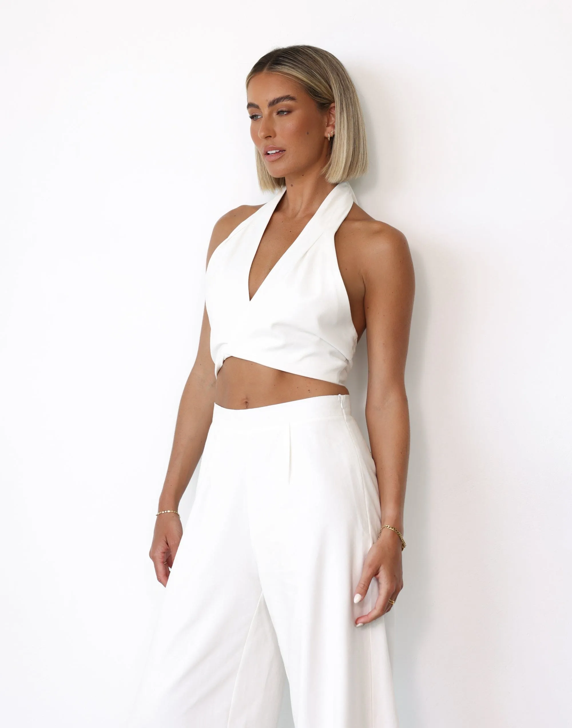 Ashly Top (White) sold by Charcoal Clothing