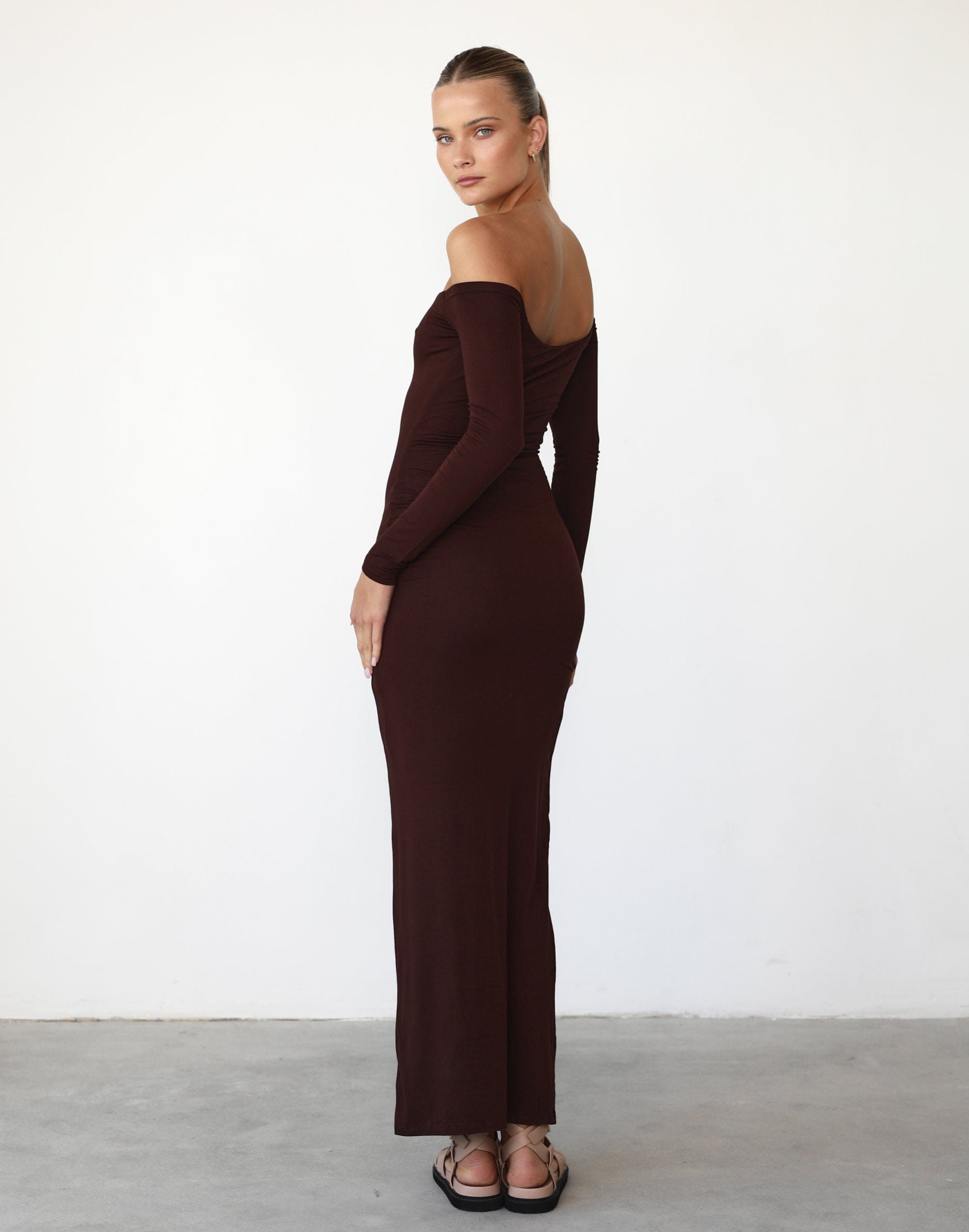 Iris Maxi Dress (Cocoa) sold by Charcoal Clothing product image thumbnail 3