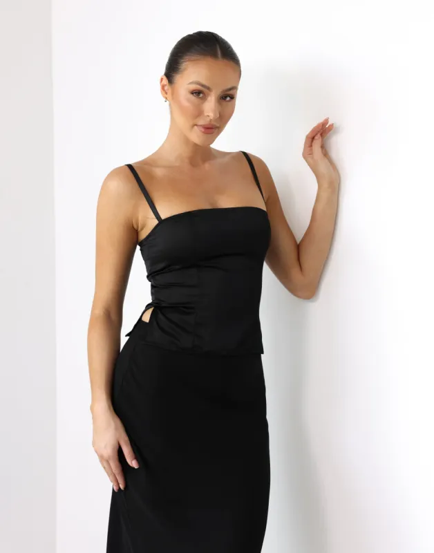 Butterfly Corset (Onyx) - By Lioness sold by Charcoal Clothing