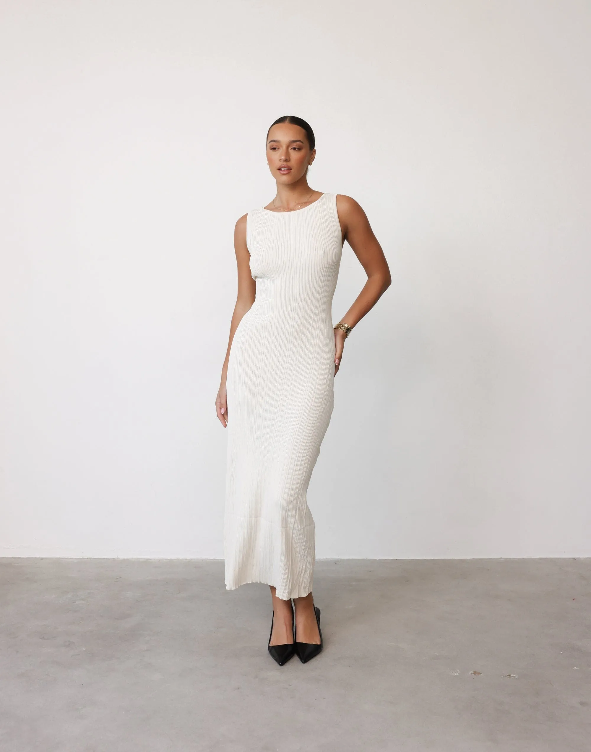 Charm Midi Dress (Oat) sold by Charcoal Clothing product image thumbnail 3