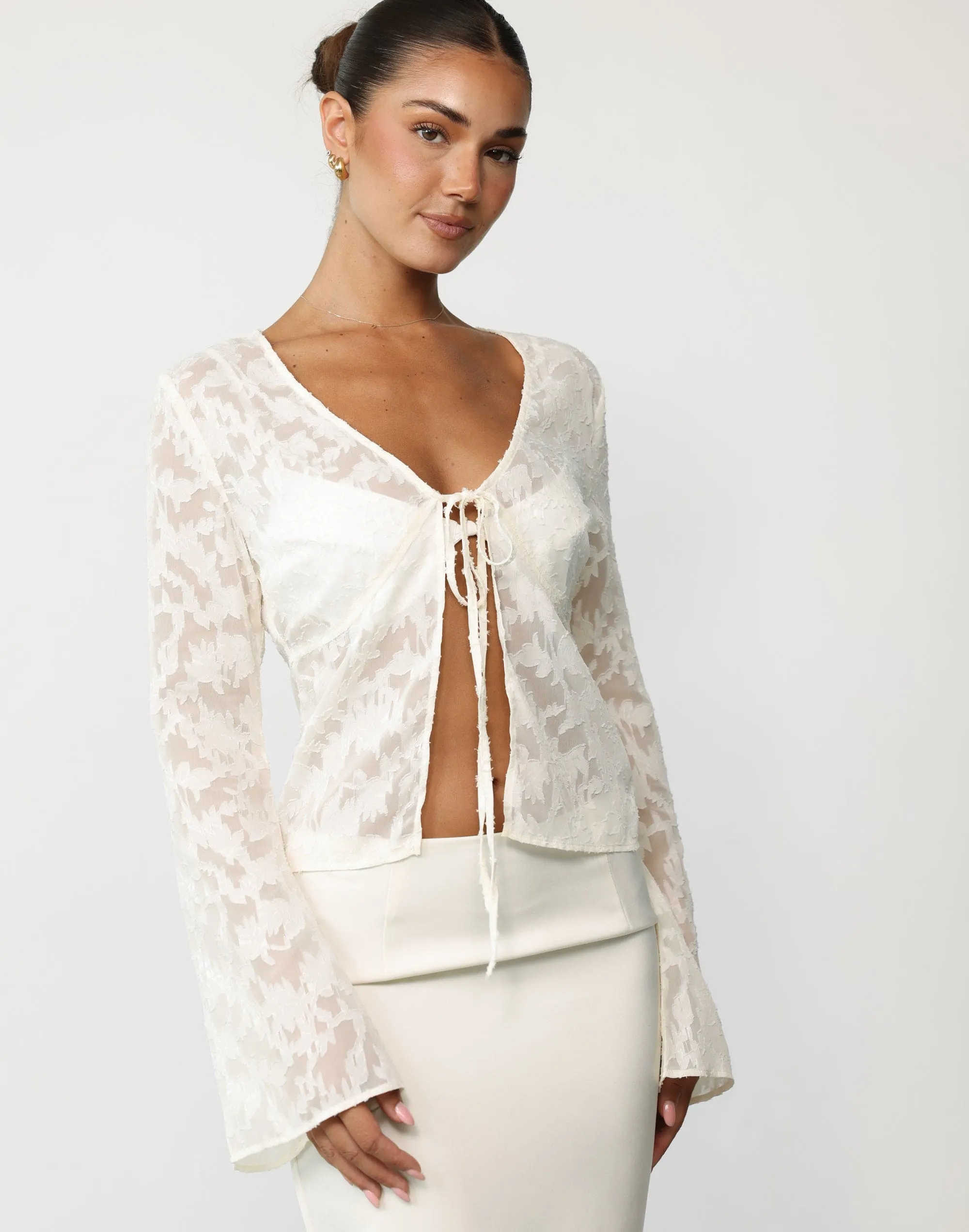 Juliet Top (Cream) sold by Charcoal Clothing product image thumbnail 3