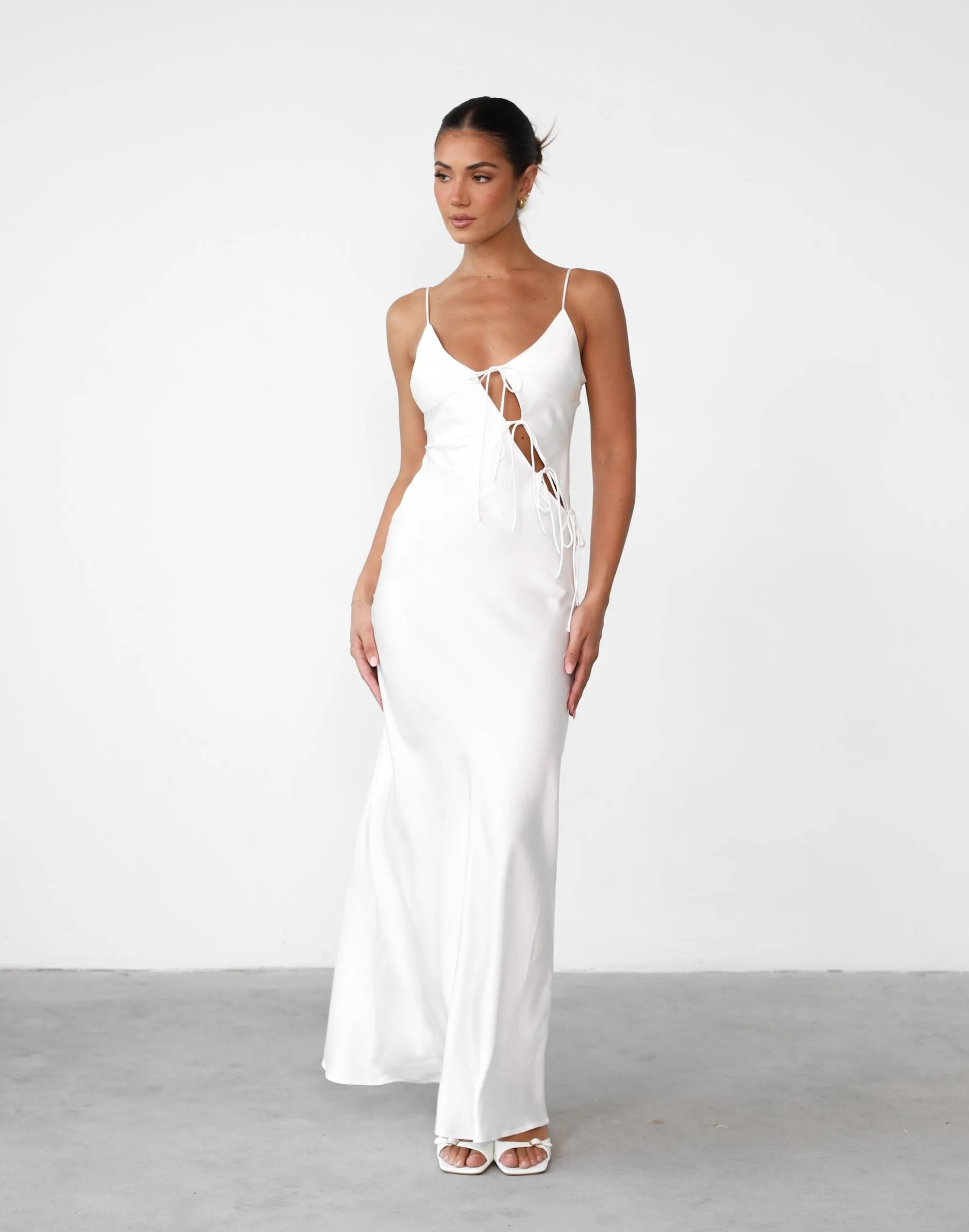 About A Girl Maxi (Porcelain) - By Lioness sold by Charcoal Clothing