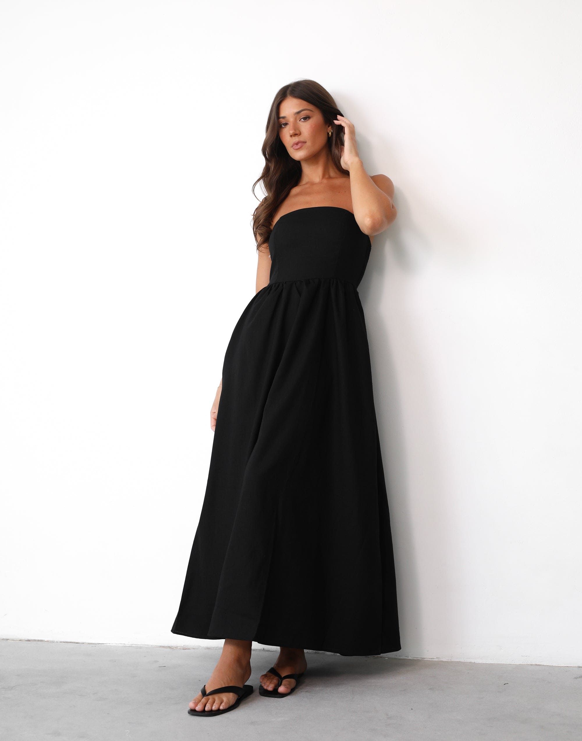 Lilith Maxi Dress (Black) sold by Charcoal Clothing