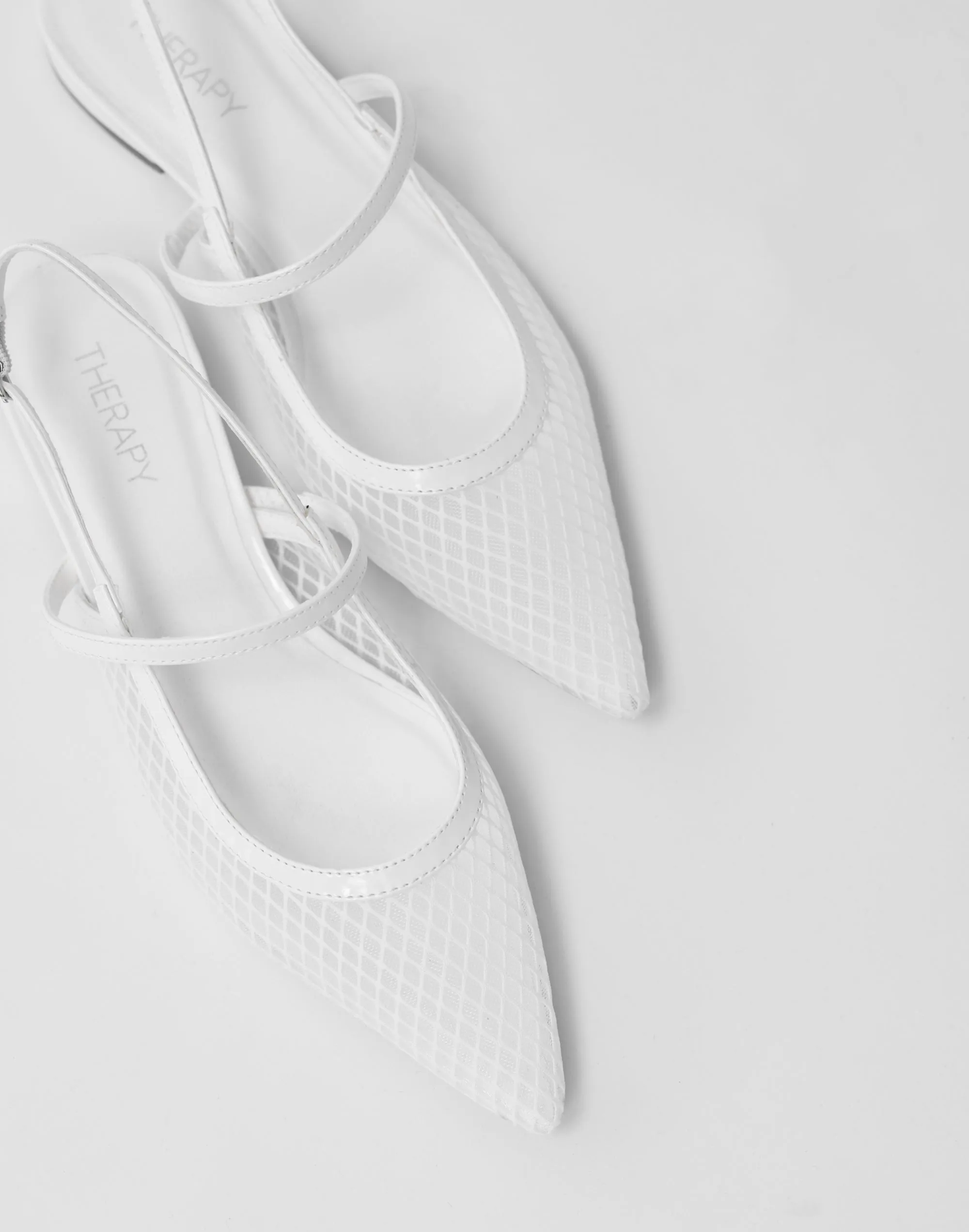 Lourdes Ballet Flat (White Patent) - By Therapy sold by Charcoal Clothing product image thumbnail 3