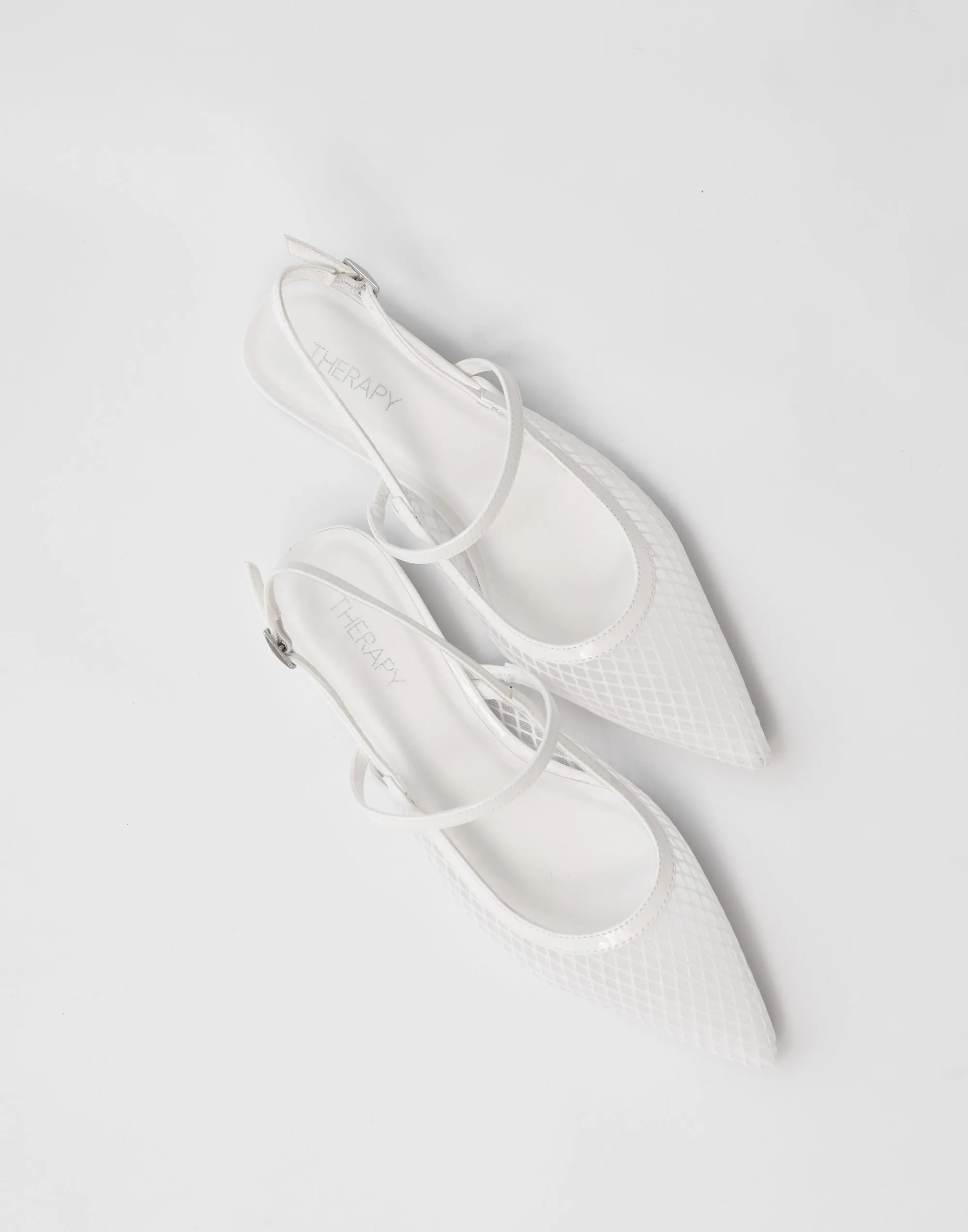 Lourdes Ballet Flat (White Patent) - By Therapy sold by Charcoal Clothing product image thumbnail 2
