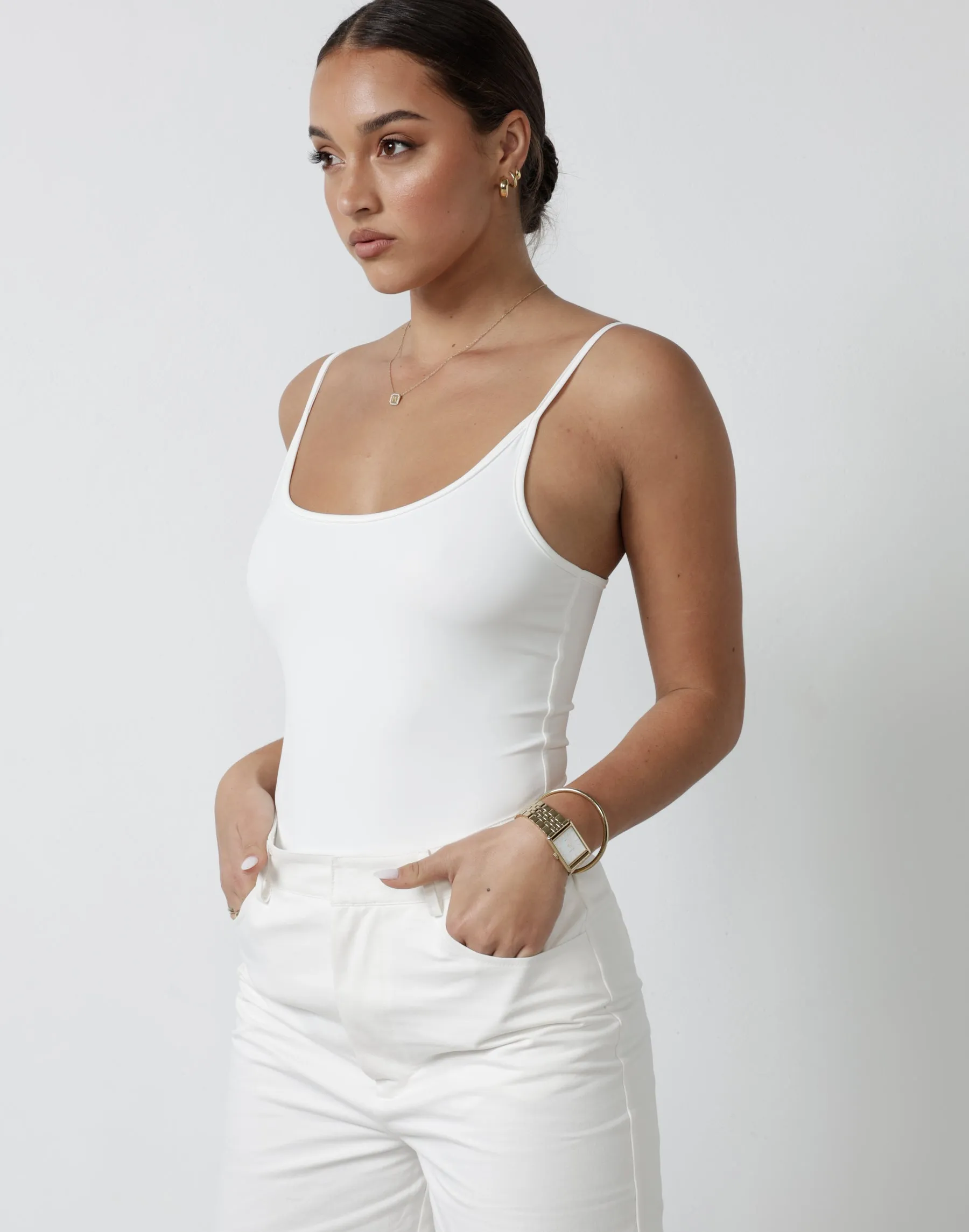 Leia Bodysuit (White) sold by Charcoal Clothing product image thumbnail 2