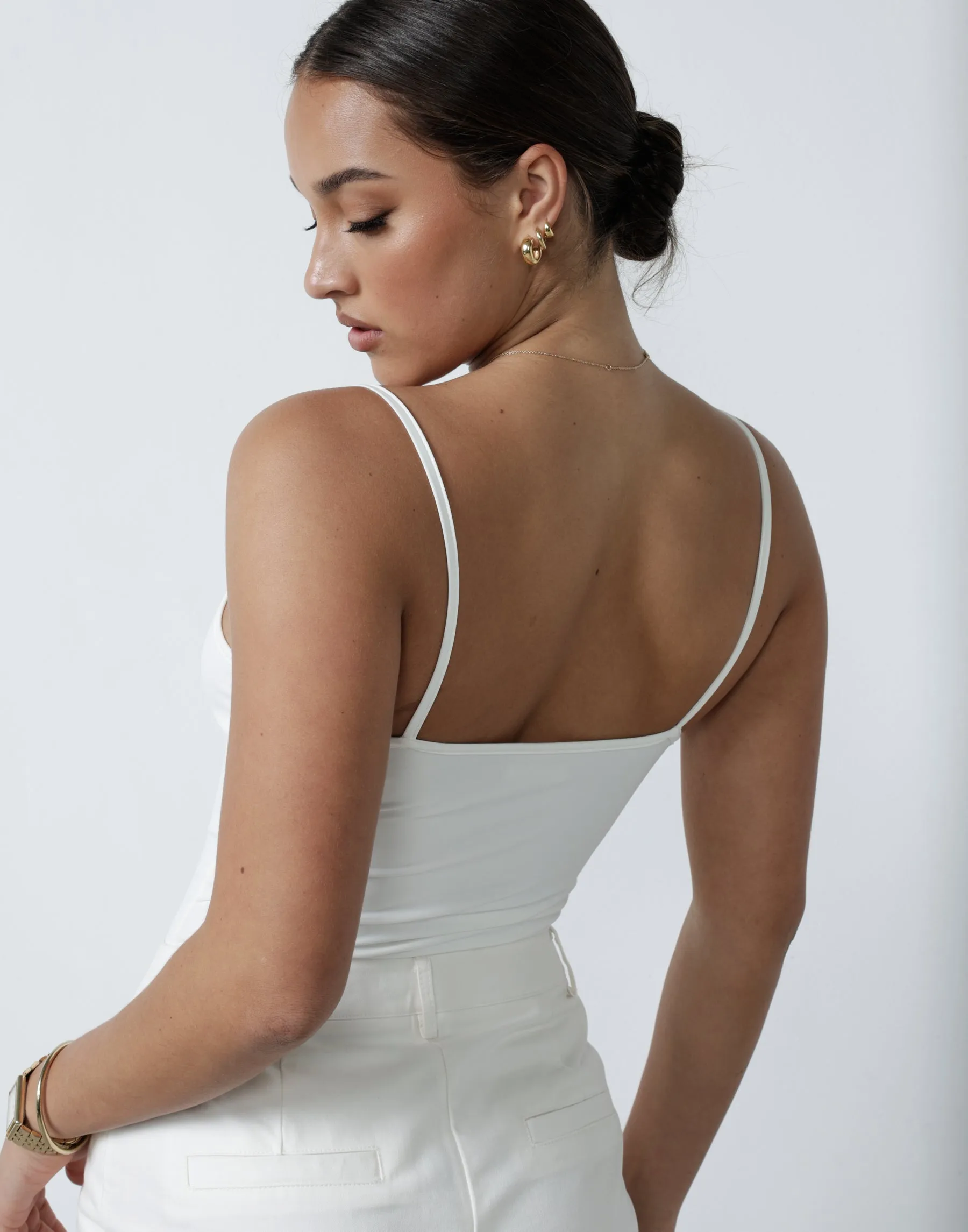 Leia Bodysuit (White) sold by Charcoal Clothing product image thumbnail 3