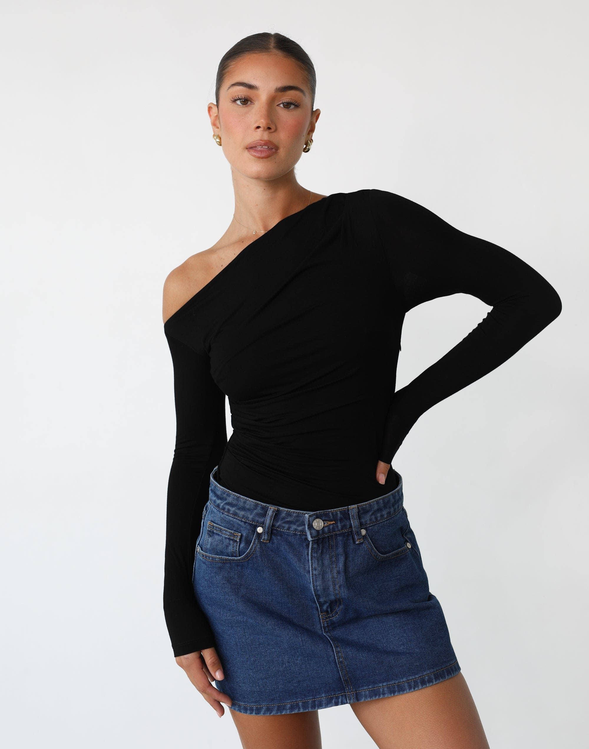 Annie Bodysuit (Black) sold by Charcoal Clothing