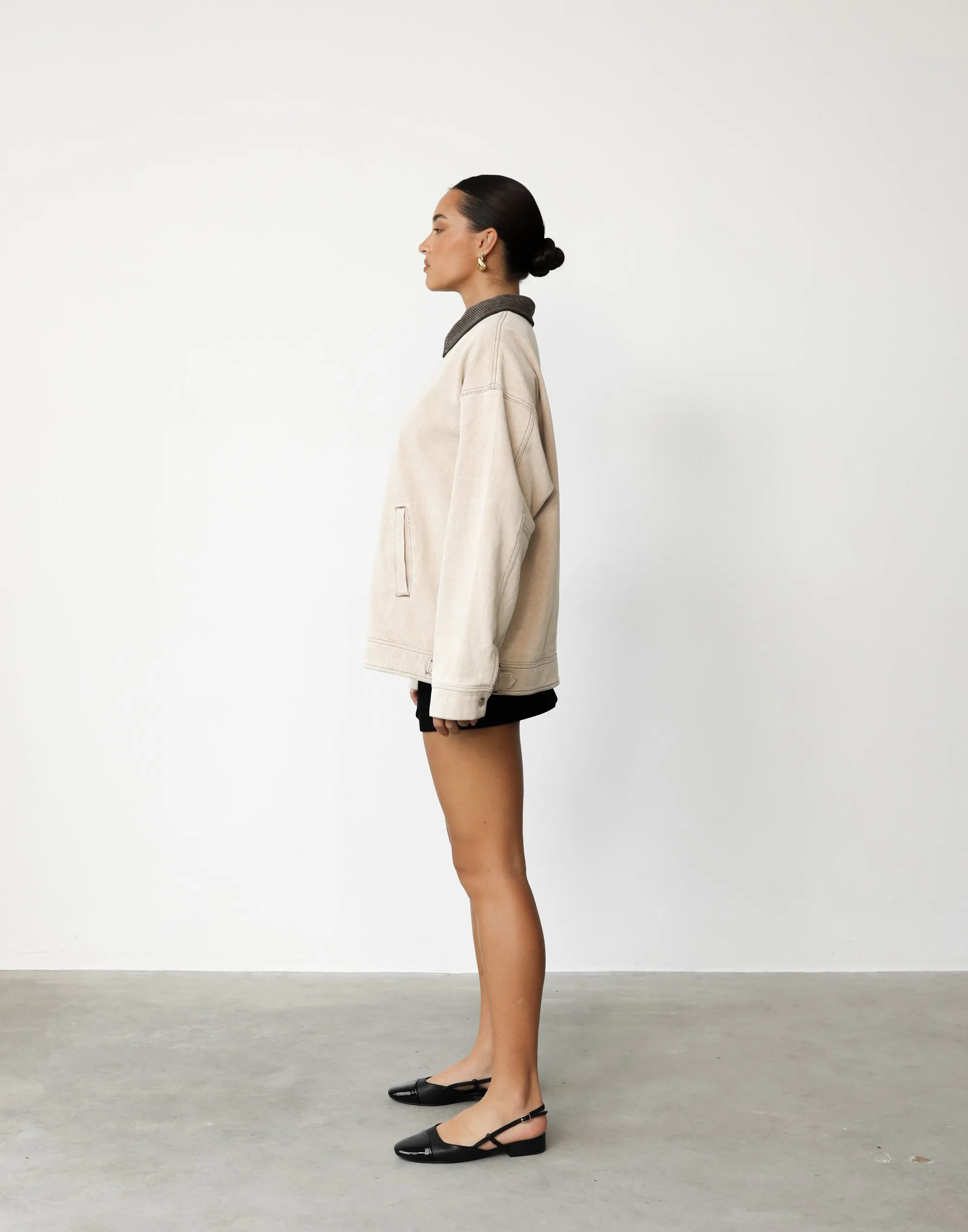 Workwear Jacket (Stone) - By Lioness sold by Charcoal Clothing product image thumbnail 5