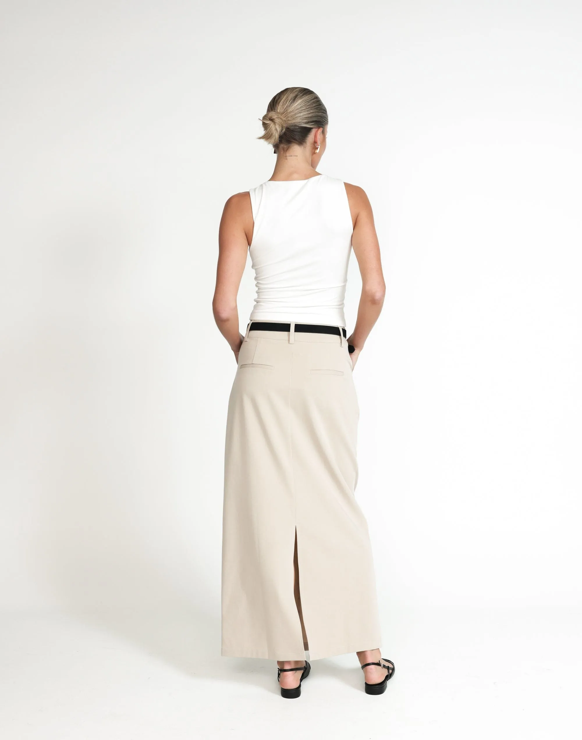 Salome Maxi Skirt (Latte) sold by Charcoal Clothing product image thumbnail 2