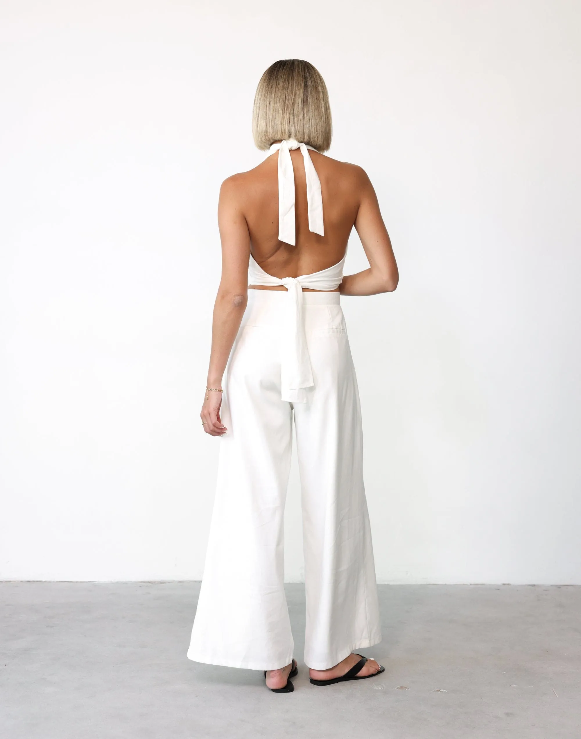 Ashly Pants (White) sold by Charcoal Clothing product image thumbnail 4