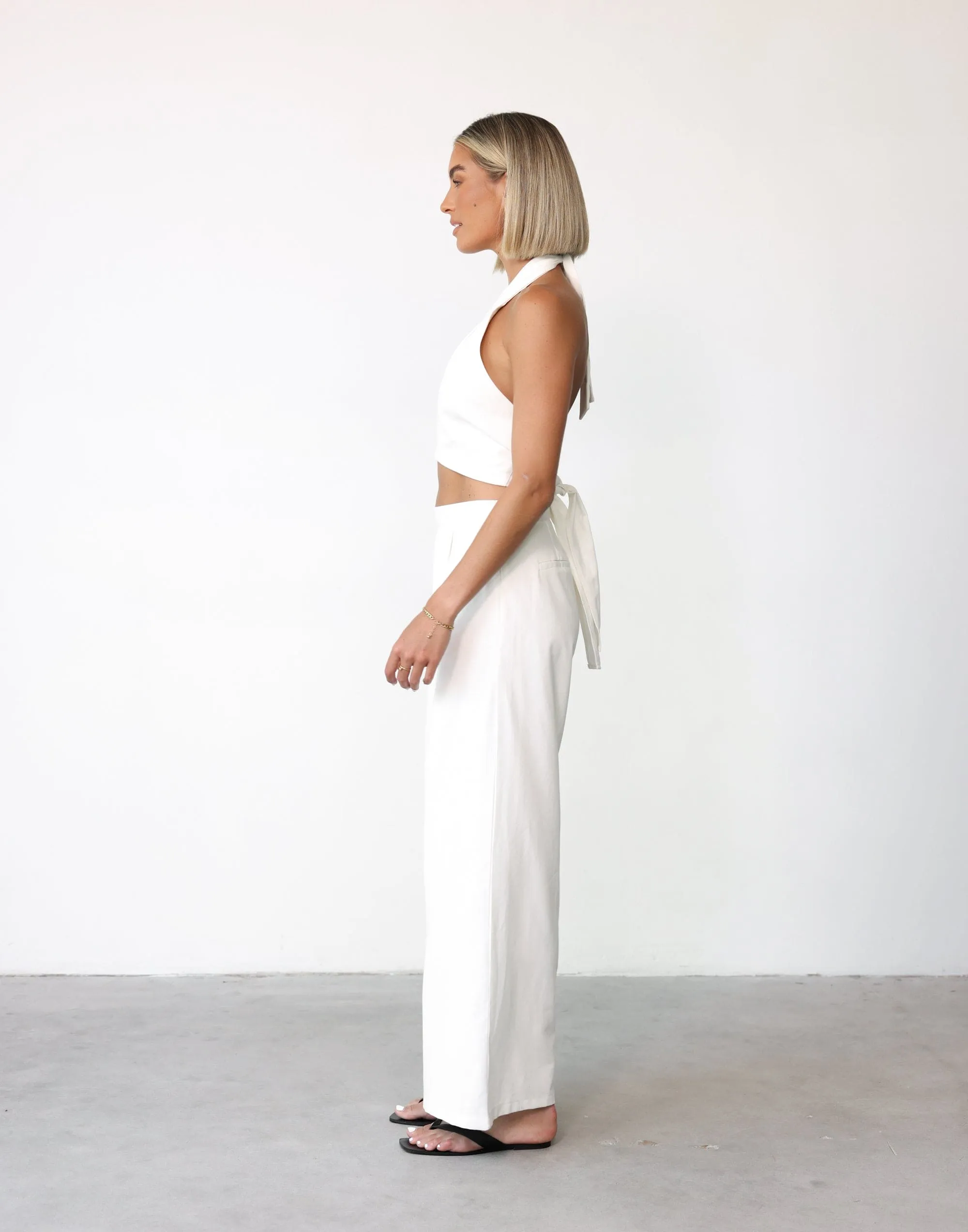 Ashly Pants (White) sold by Charcoal Clothing product image thumbnail 2