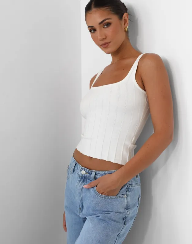 Ephemeral Top (Cream) sold by Charcoal Clothing