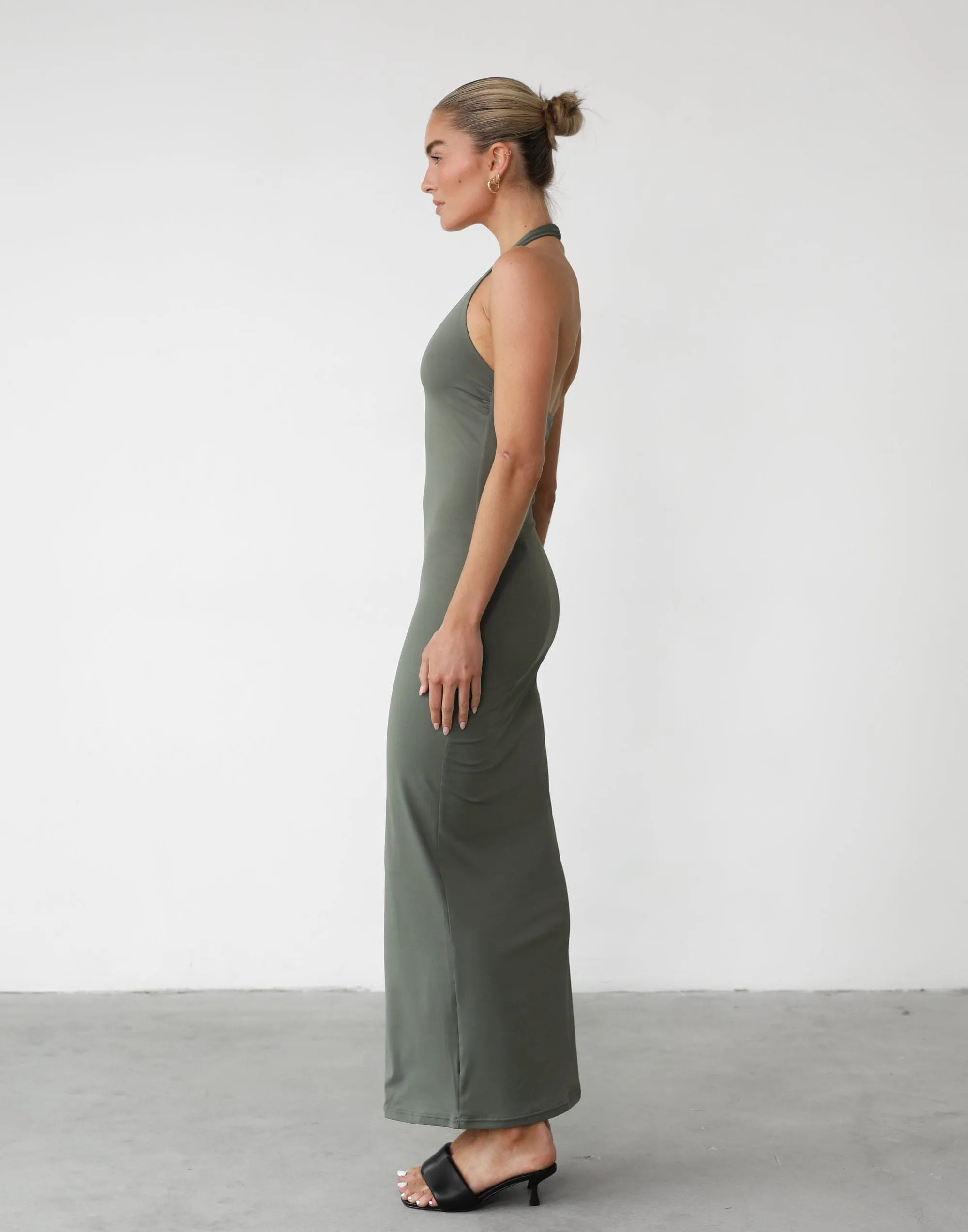 Veena Maxi Dress (Khaki) sold by Charcoal Clothing product image thumbnail 3