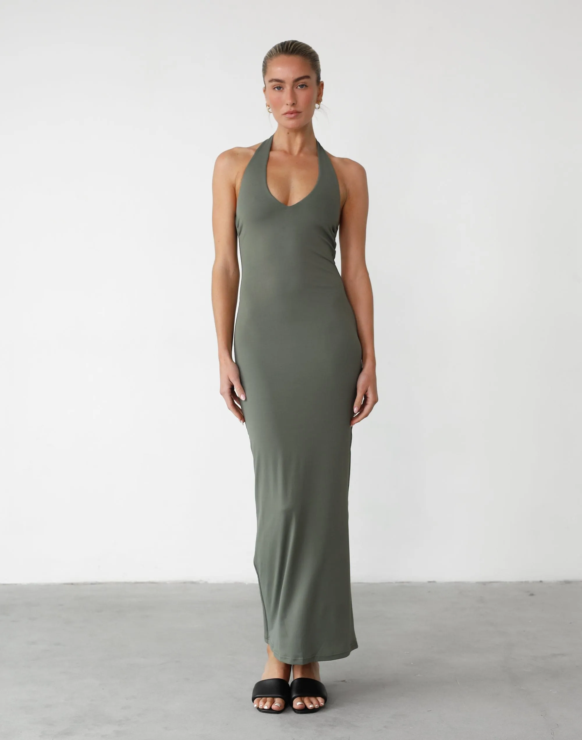 Veena Maxi Dress (Khaki) sold by Charcoal Clothing product image thumbnail 2
