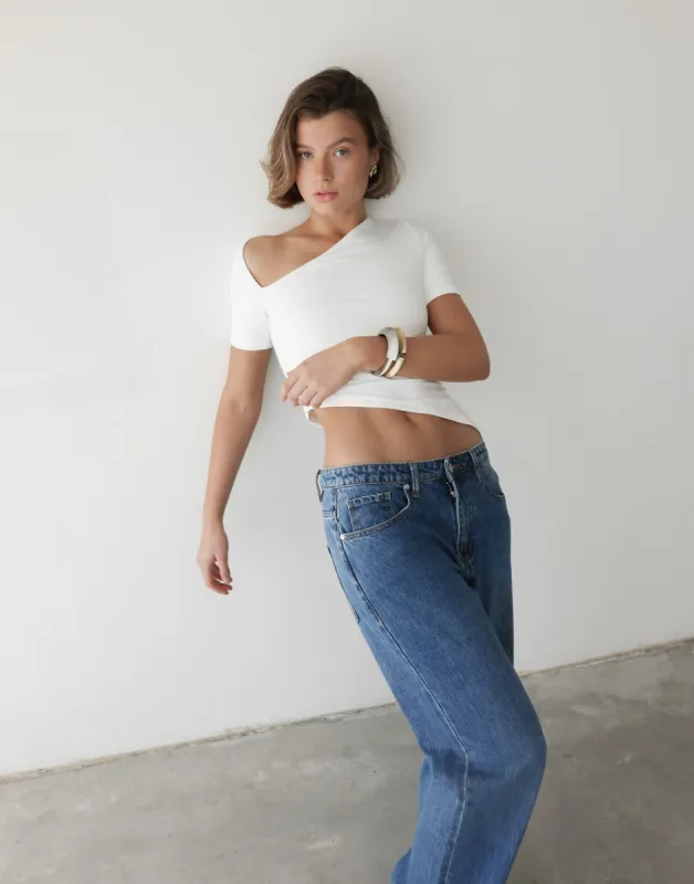 Adalita Top (White) sold by Charcoal Clothing