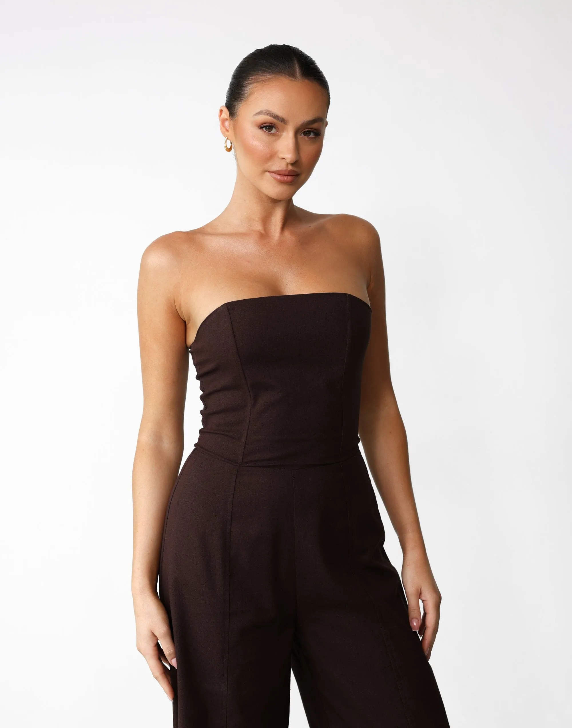 Dion Jumpsuit (Chocolate) sold by Charcoal Clothing product image thumbnail 3
