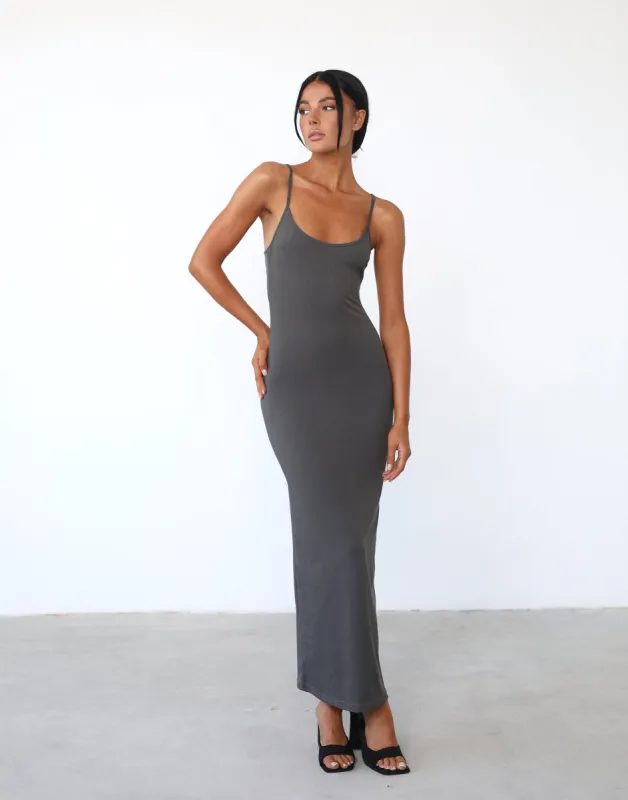 Joan Maxi Dress (Charcoal) sold by Charcoal Clothing