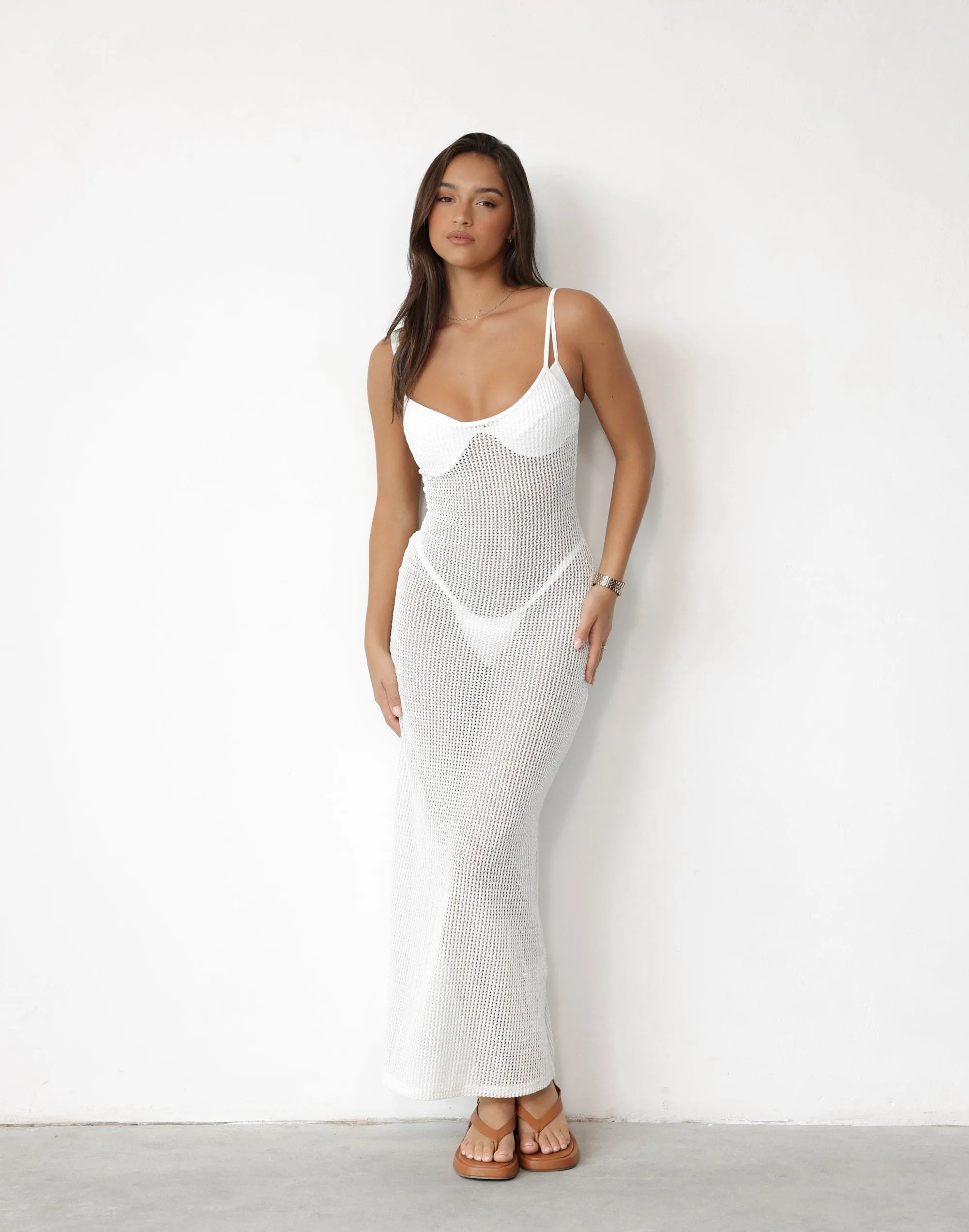 Claira Maxi Dress (White) sold by Charcoal Clothing product image thumbnail 2