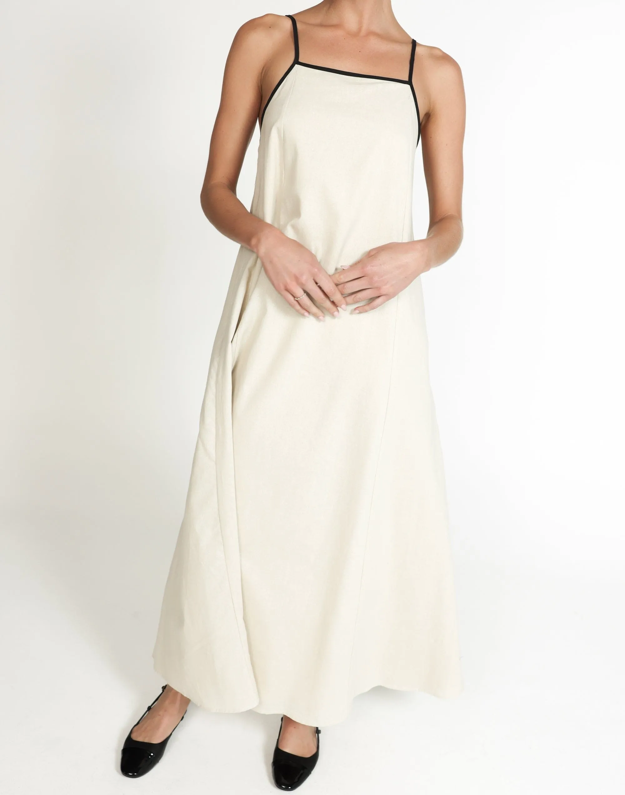 Fiona Maxi Dress (Beige) sold by Charcoal Clothing product image thumbnail 5