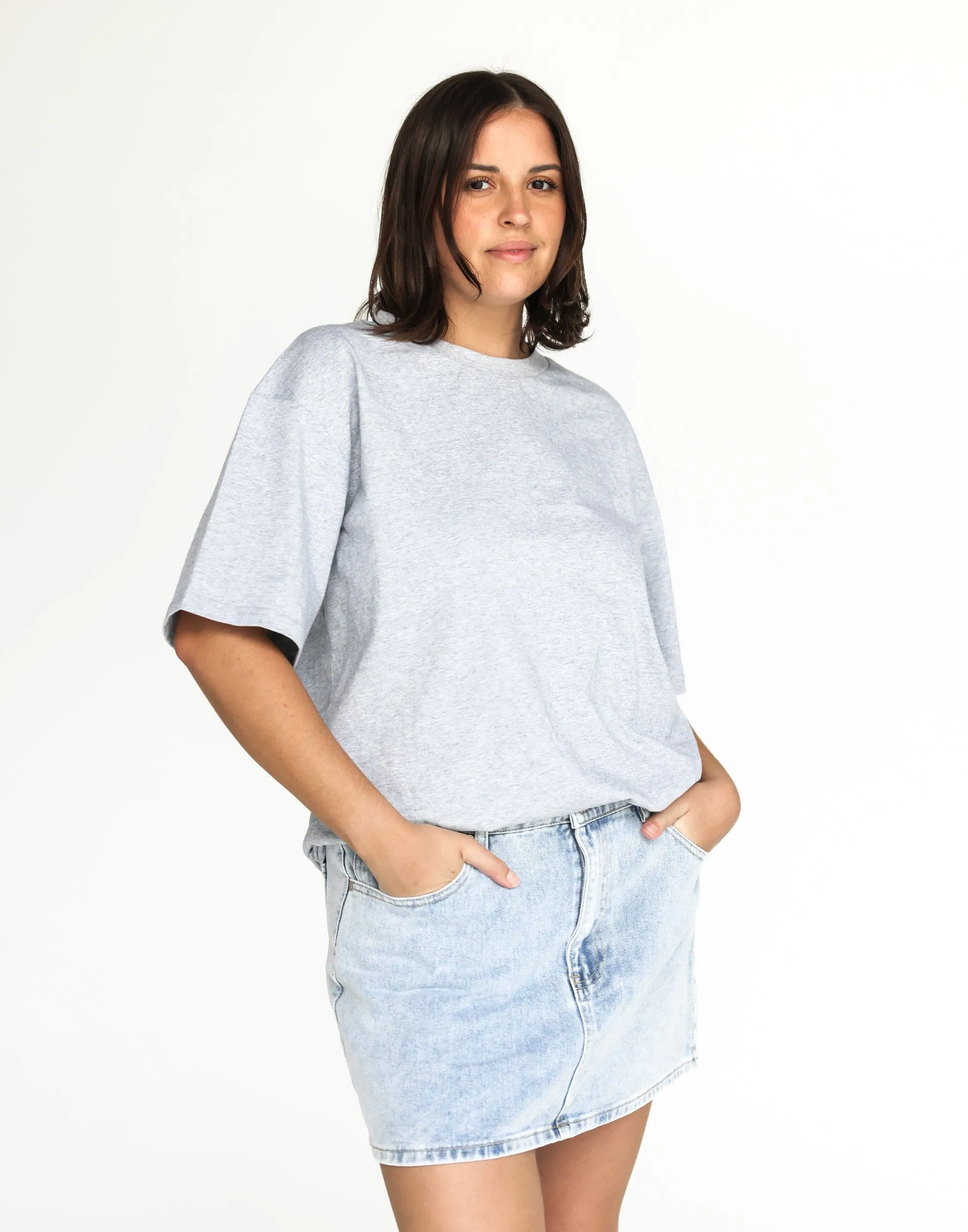 Riri Denim Mini Skirt (Light Vintage) sold by Charcoal Clothing product image thumbnail 3