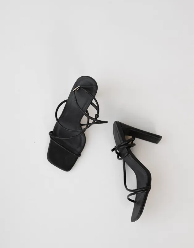 Eiffel Heels (Black) - By Billini sold by Charcoal Clothing