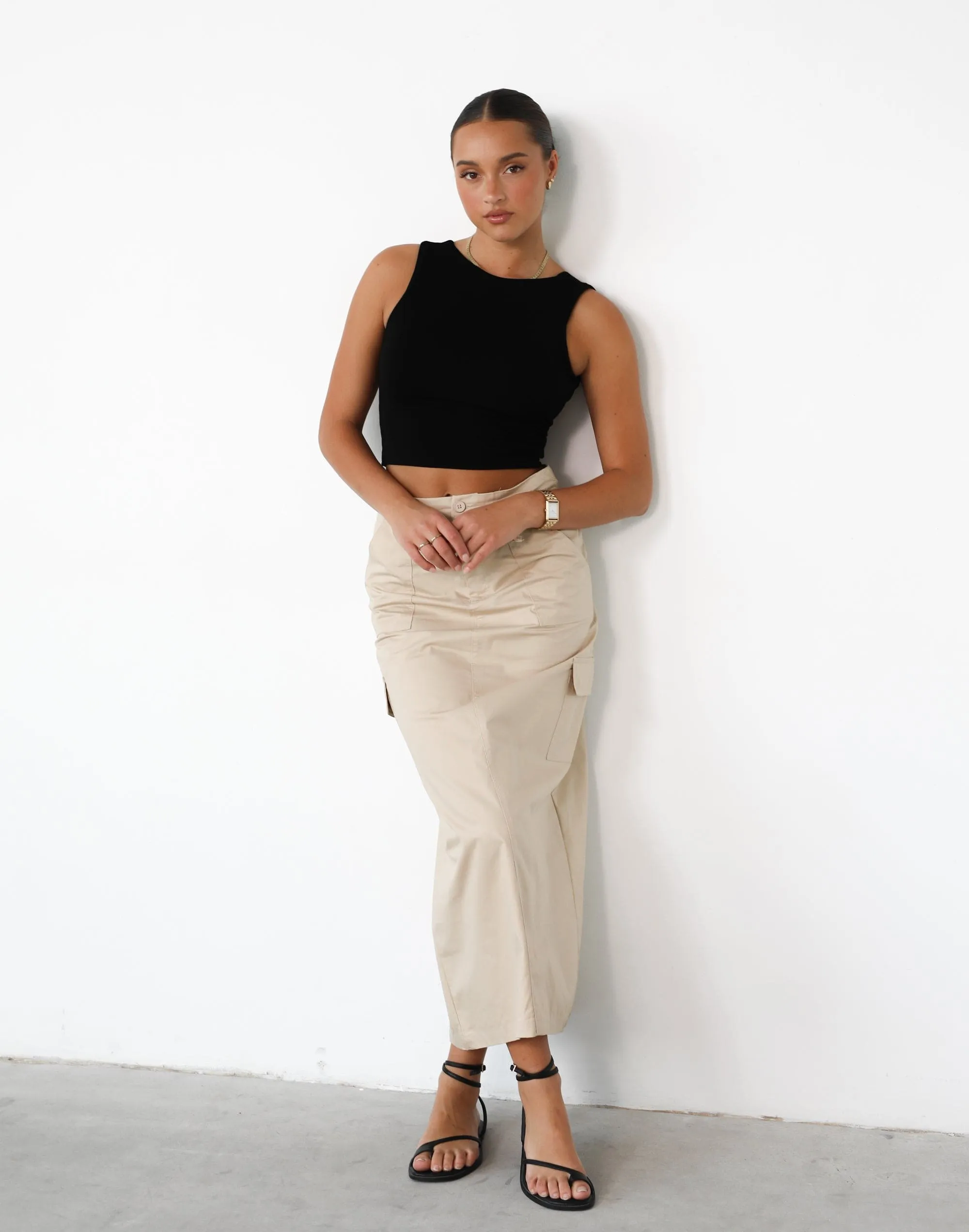 Indi Crop Top (Black) sold by Charcoal Clothing product image thumbnail 5