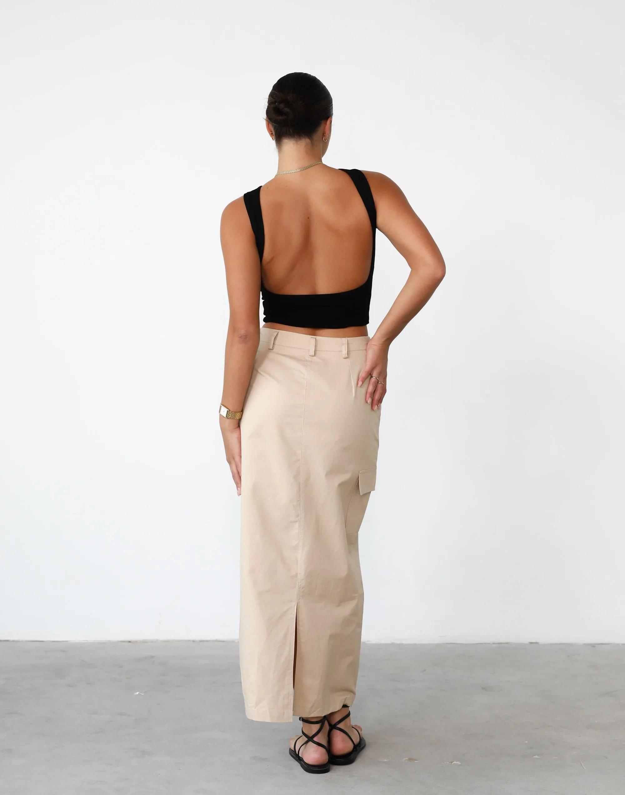 Indi Crop Top (Black) sold by Charcoal Clothing product image thumbnail 4