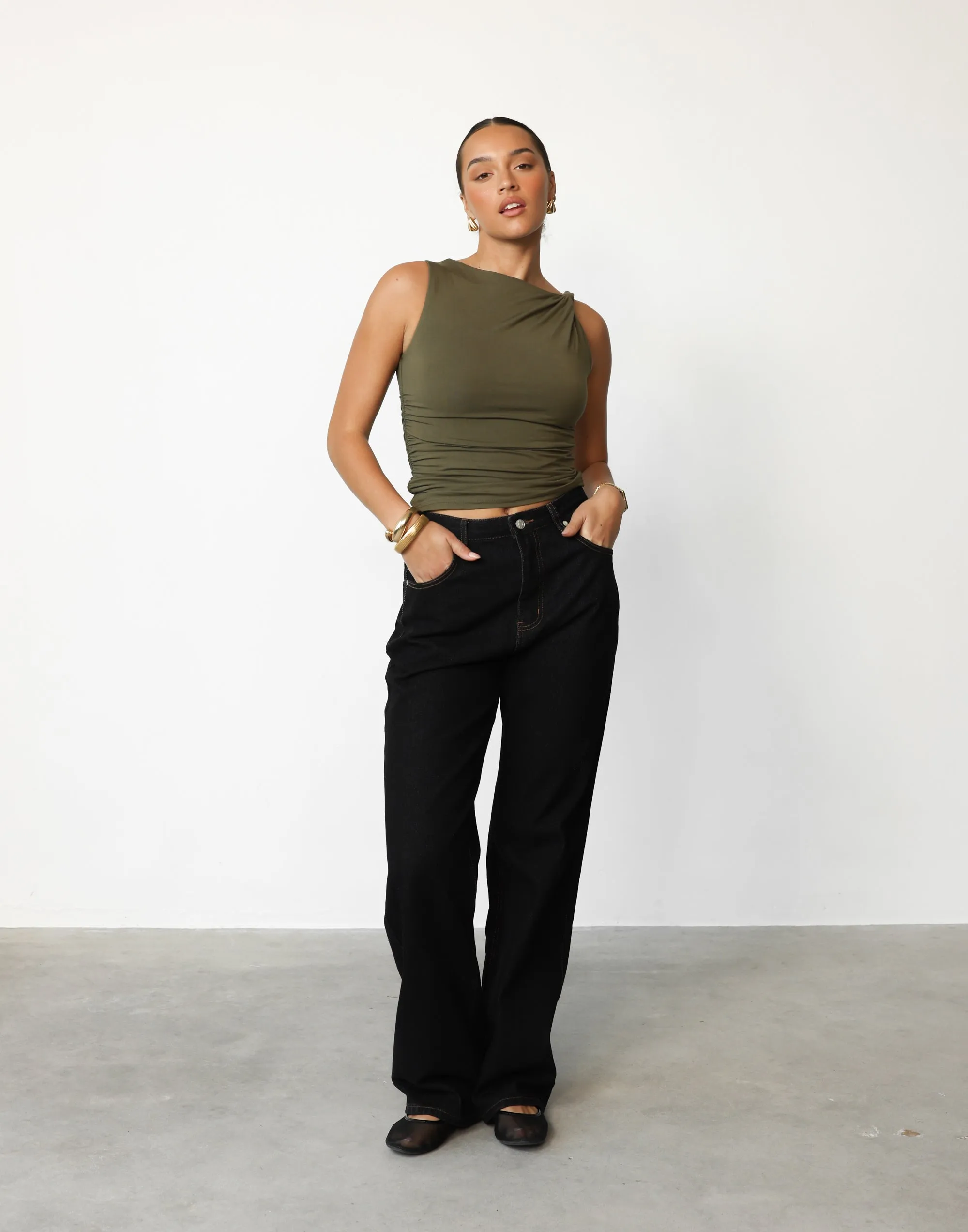 Sahana Top (Khaki) sold by Charcoal Clothing product image thumbnail 2