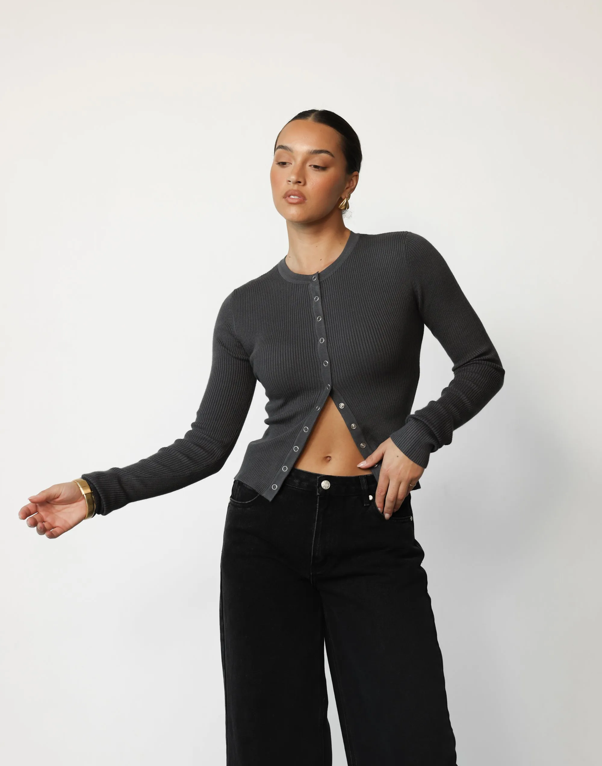 Ivy League Top (Charcoal) - By Lioness sold by Charcoal Clothing