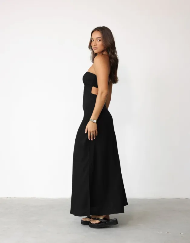 Annabelle Maxi Dress (Black) sold by Charcoal Clothing