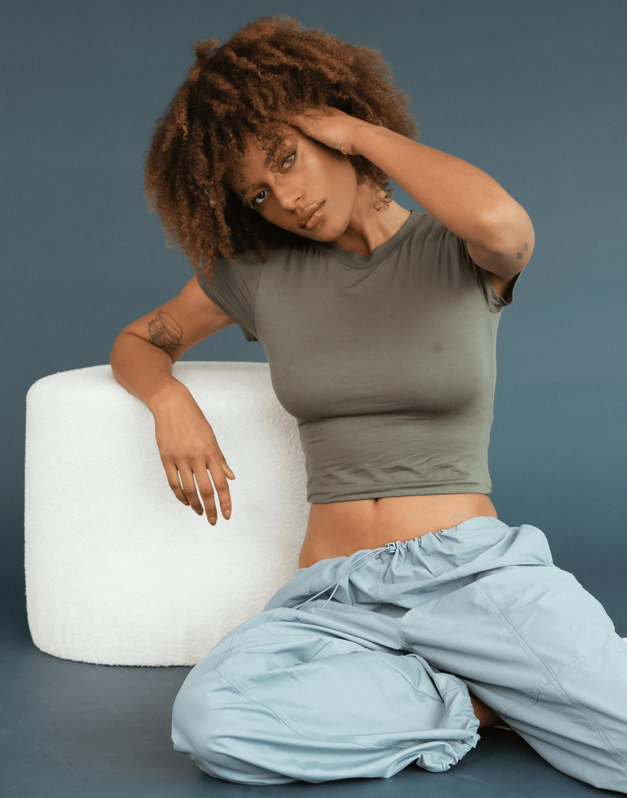 Nighthawk Jersey Tee (Khaki) sold by Charcoal Clothing product image thumbnail 5