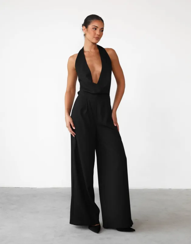 Kyeesha Jumpsuit (Black) sold by Charcoal Clothing