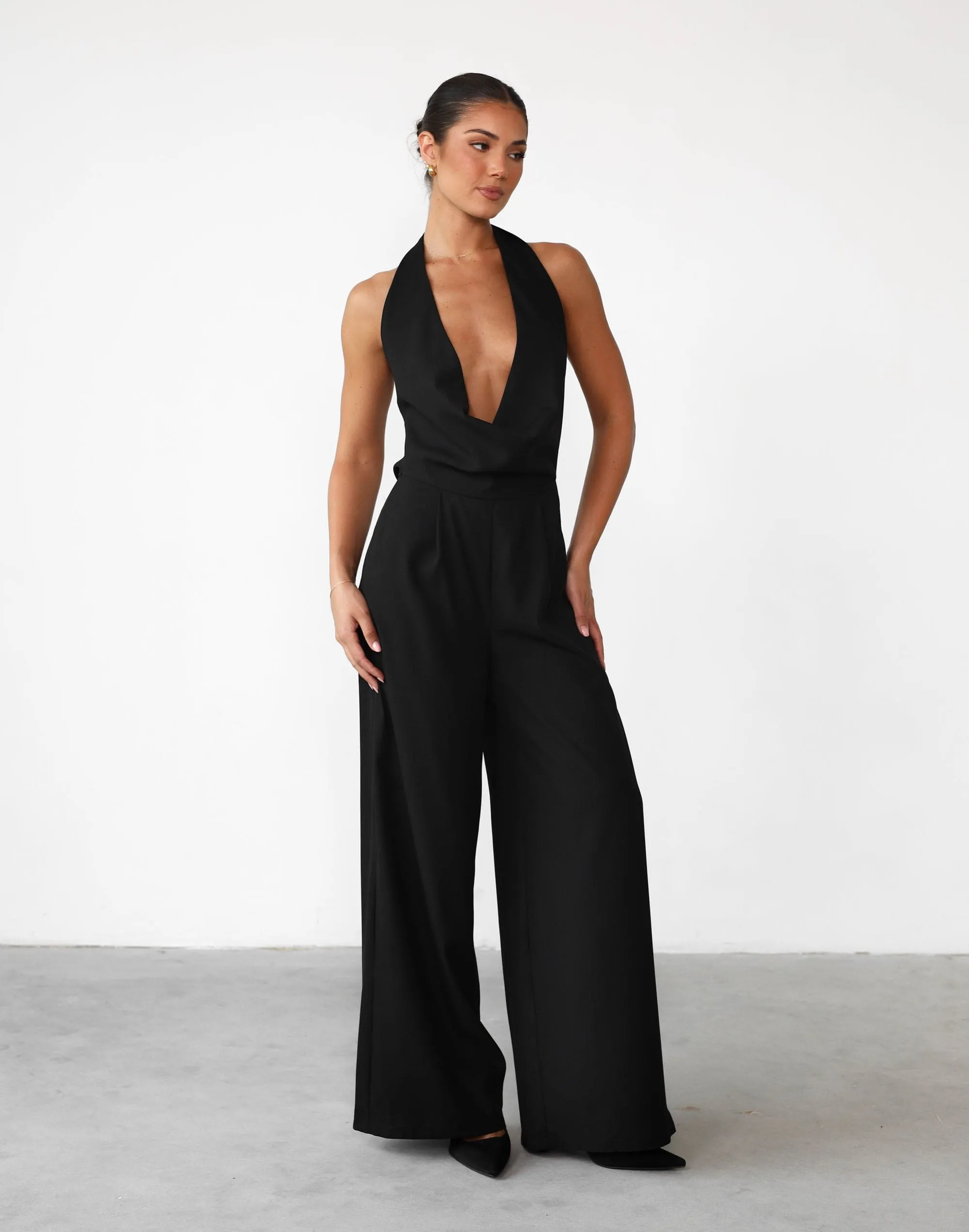 Kyeesha Jumpsuit (Black) sold by Charcoal Clothing