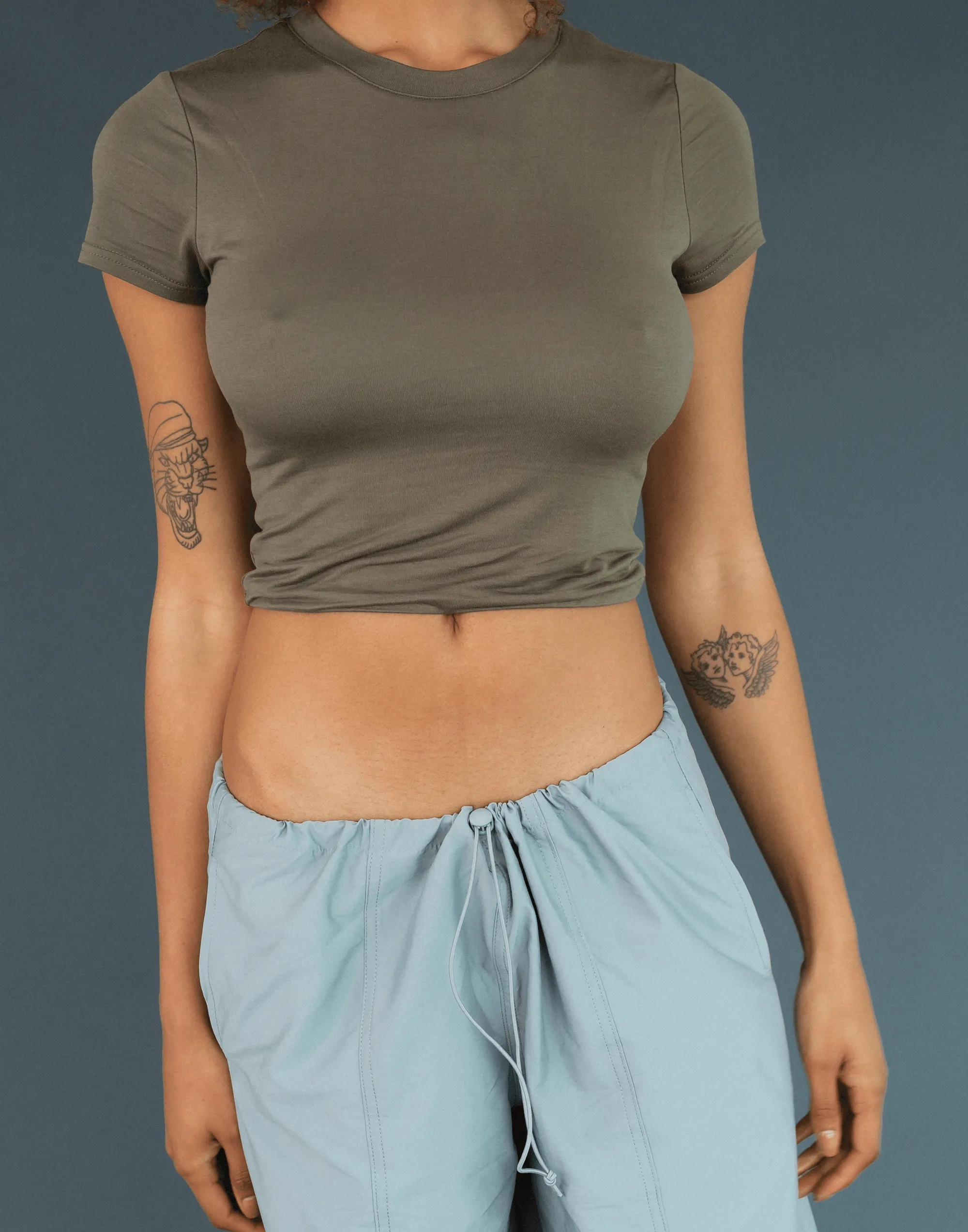 Nighthawk Jersey Tee (Khaki) sold by Charcoal Clothing product image thumbnail 3