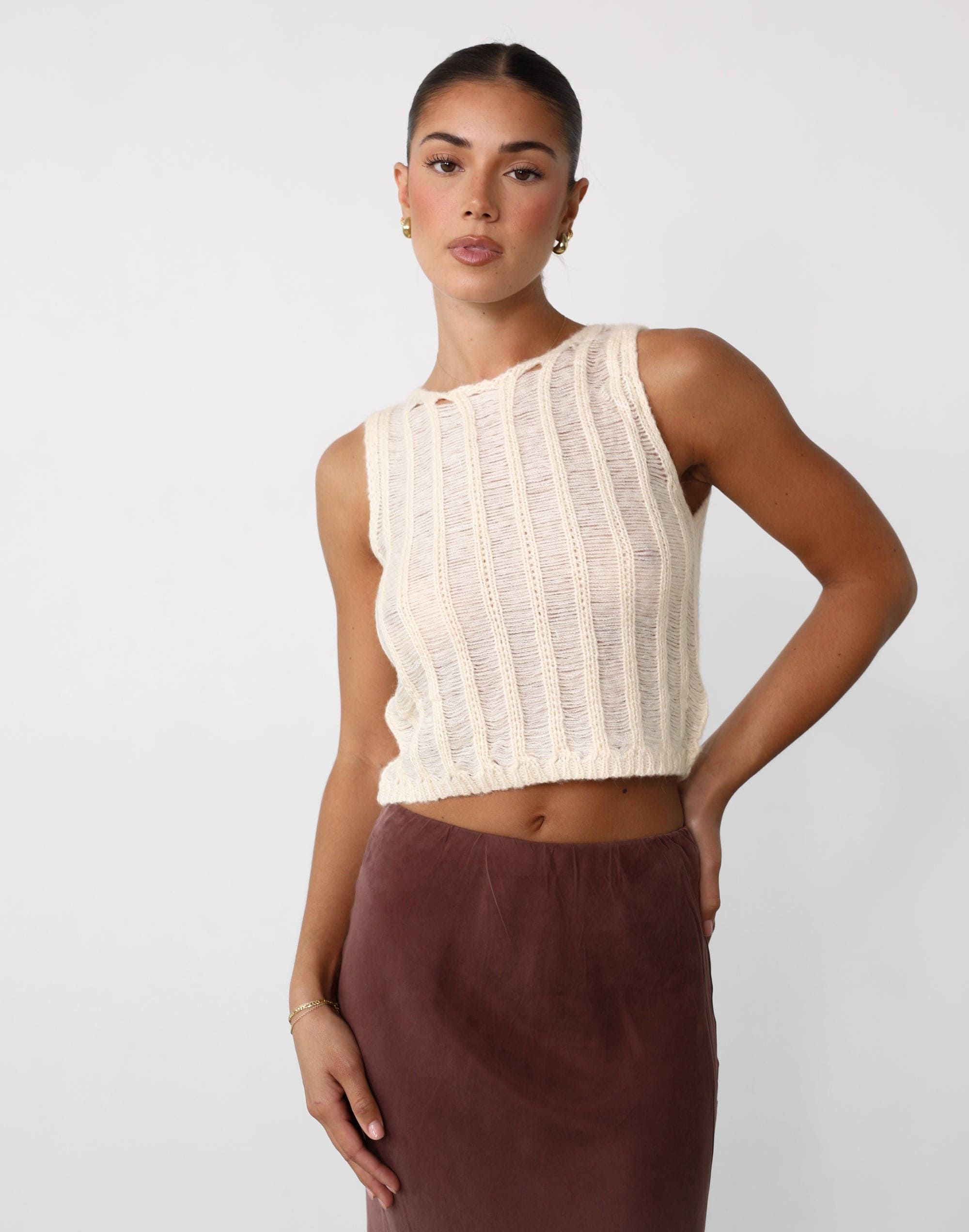 Azura Top (Cream) sold by Charcoal Clothing product image thumbnail 4